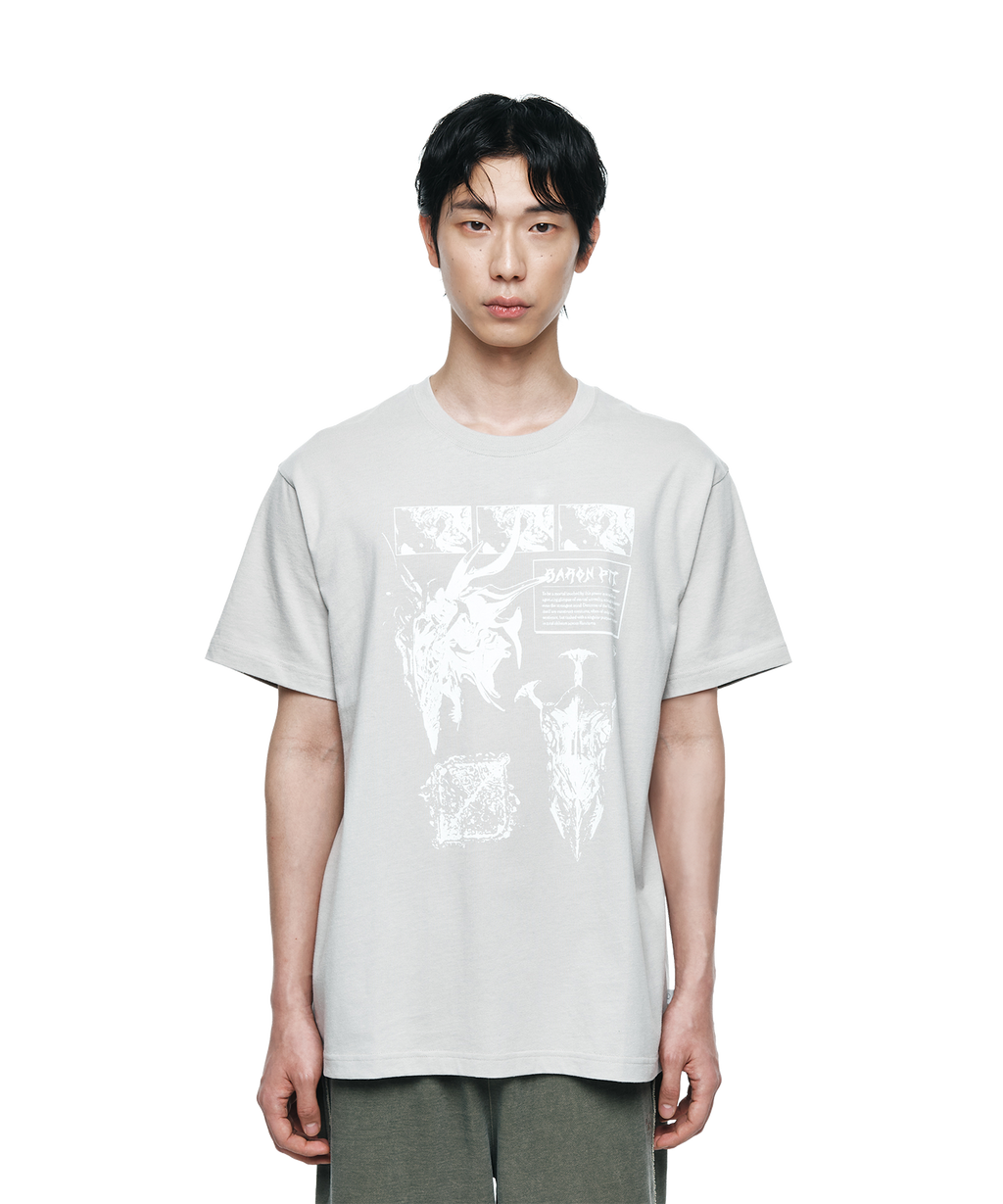 San San Gear - Baron Pit T-Shirt (Warm Grey) product image 5 | TRAB K-Fashion Australia