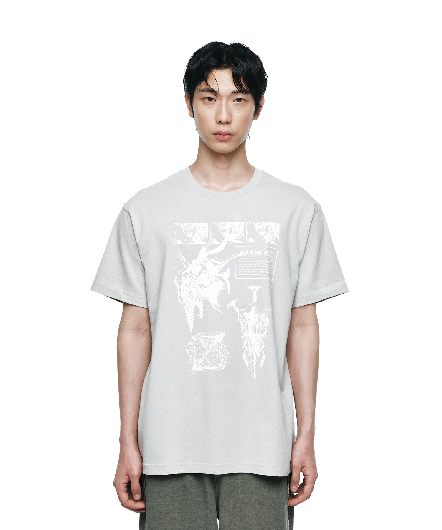 San San Gear - Baron Pit T-Shirt (Warm Grey) product image 5 | TRAB K-Fashion Australia