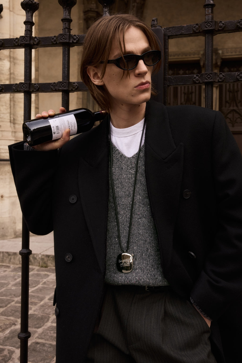 STU - Inverted Double Coat In (Black) product image 10 | TRAB K-Fashion Australia