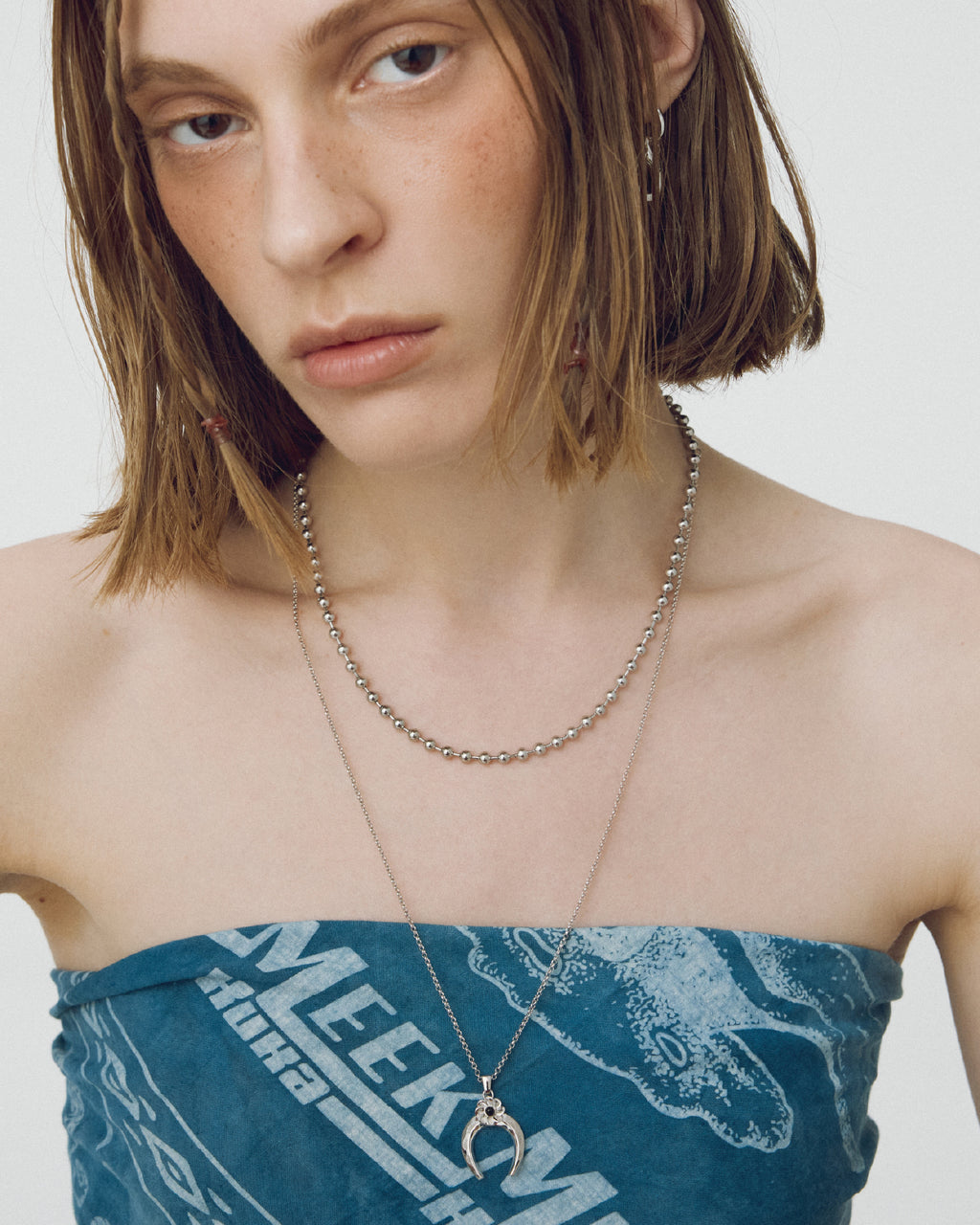 Numbering - Flower Naja Pendant Necklace #6744 product image 3 | TRAB K-Fashion Australia