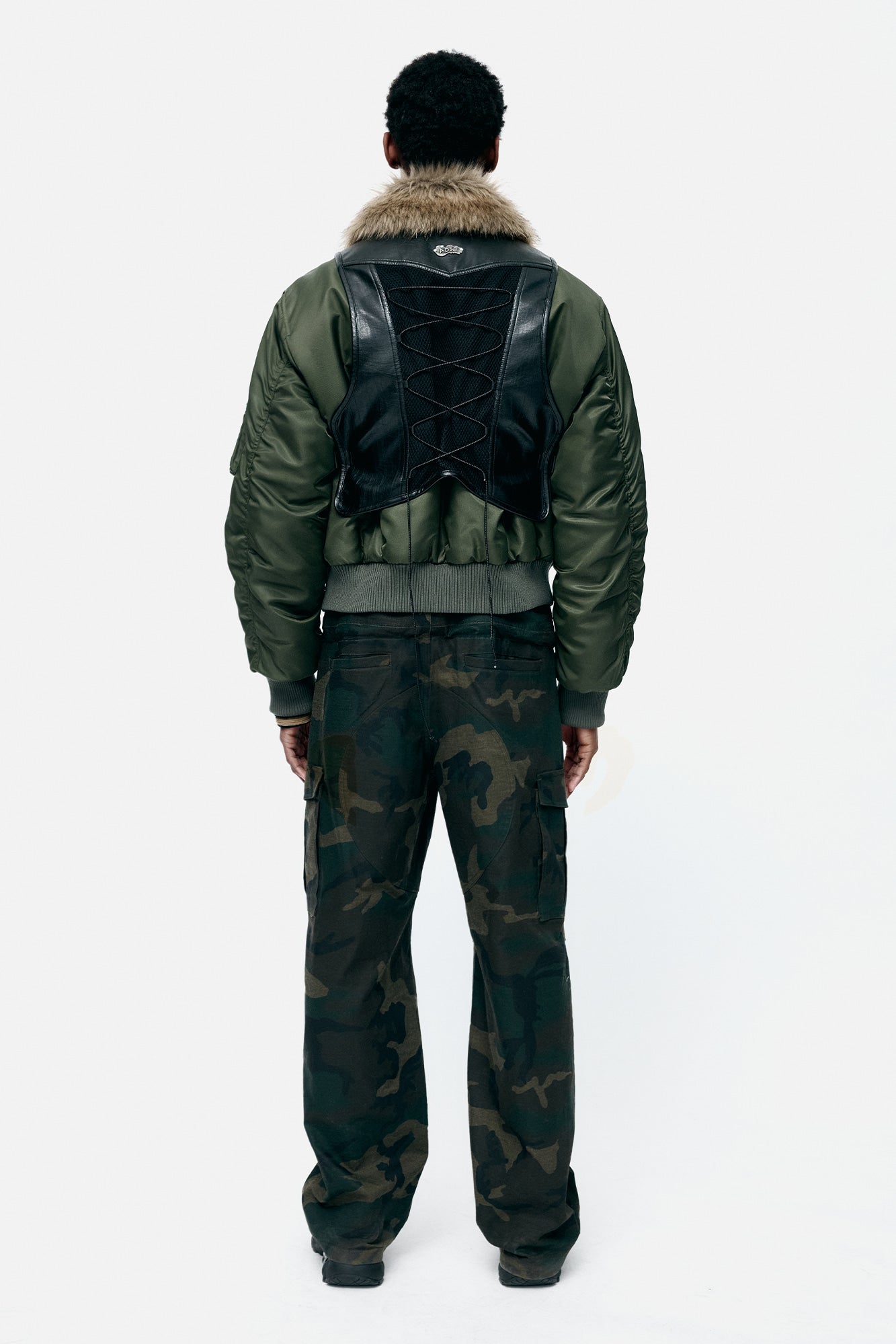 Andersson Bell - Sina Faux-Leather Vest (Black) product image 3 | TRAB K-Fashion Australia