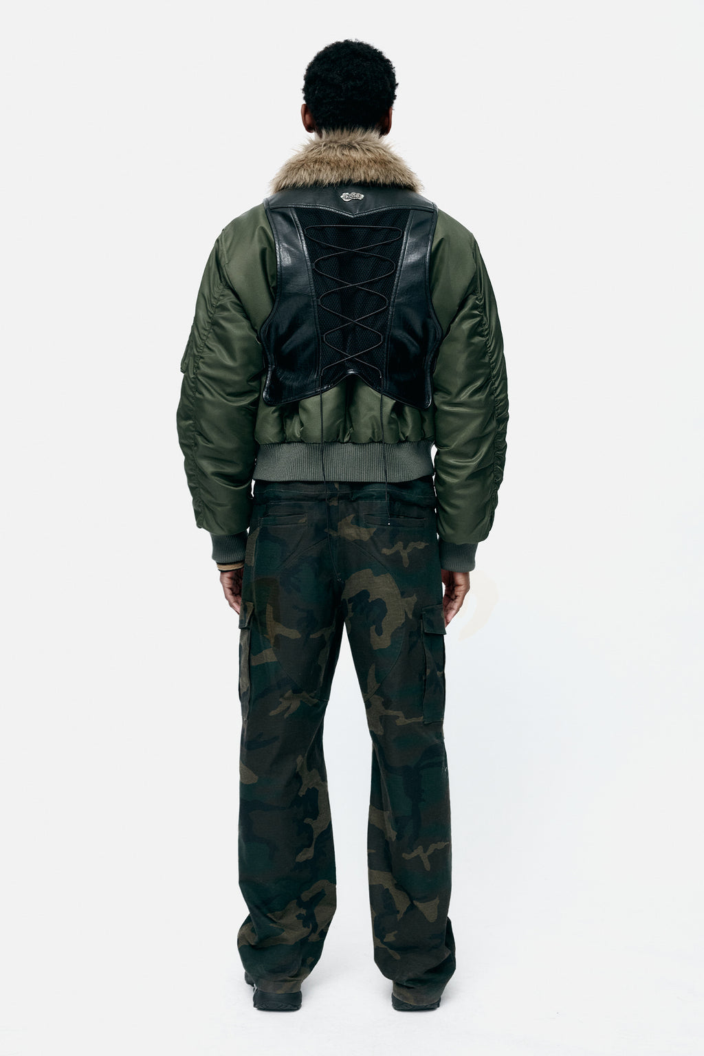 Andersson Bell - Sina Faux-Leather Vest (Black) product image 3 | TRAB K-Fashion Australia