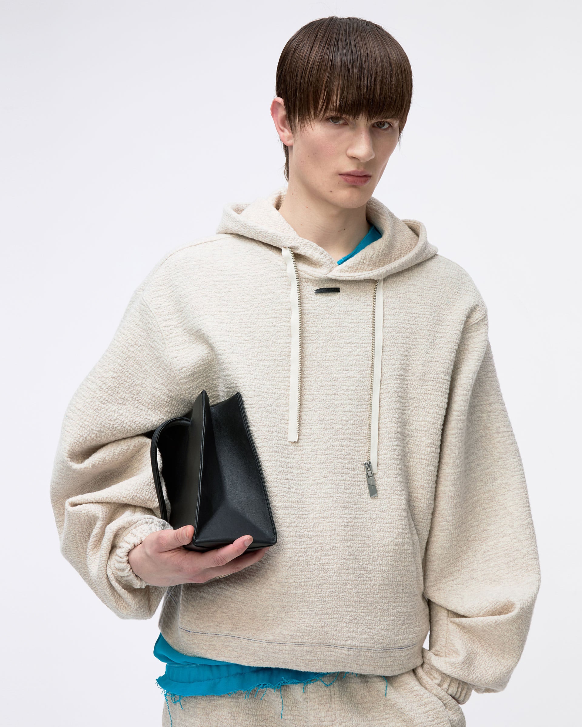 Ader Error - Realce Hoodie Product. 29 (Oatmeal) product image 6 | TRAB K-Fashion Australia