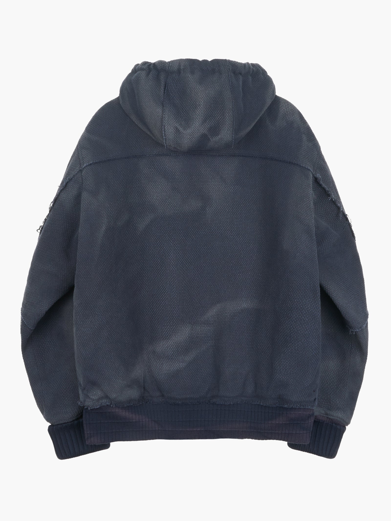 Jiyong Kim - Sun-Bleached Raw Edged Work Jacket (Navy) product image 9 | TRAB K-Fashion Australia