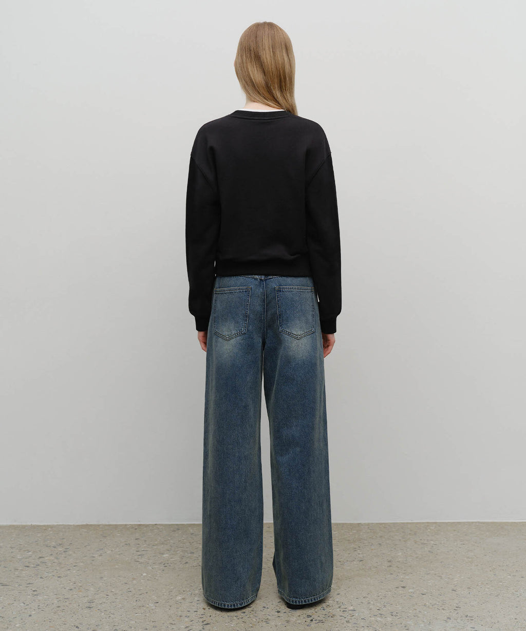 Marithe & Francois Girbaud - Vintage Washed Denim Pants (Blue) product image 5 | TRAB K-Fashion Australia