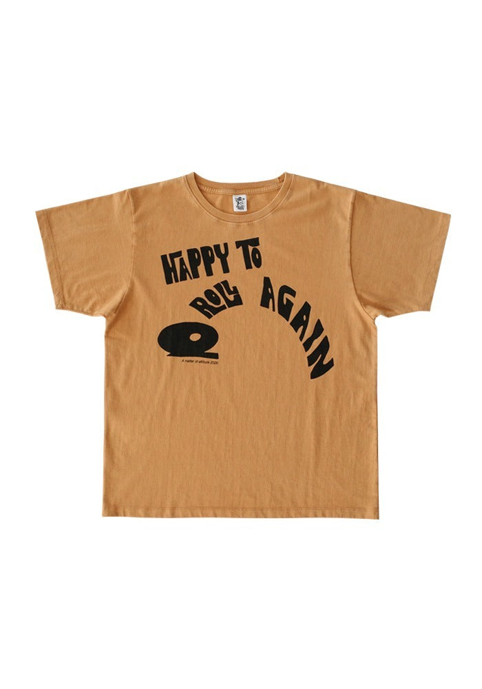 Collect Pieces - Happy To Roll Again T-Shirts (Orange) product image 1 | TRAB K-Fashion Australia