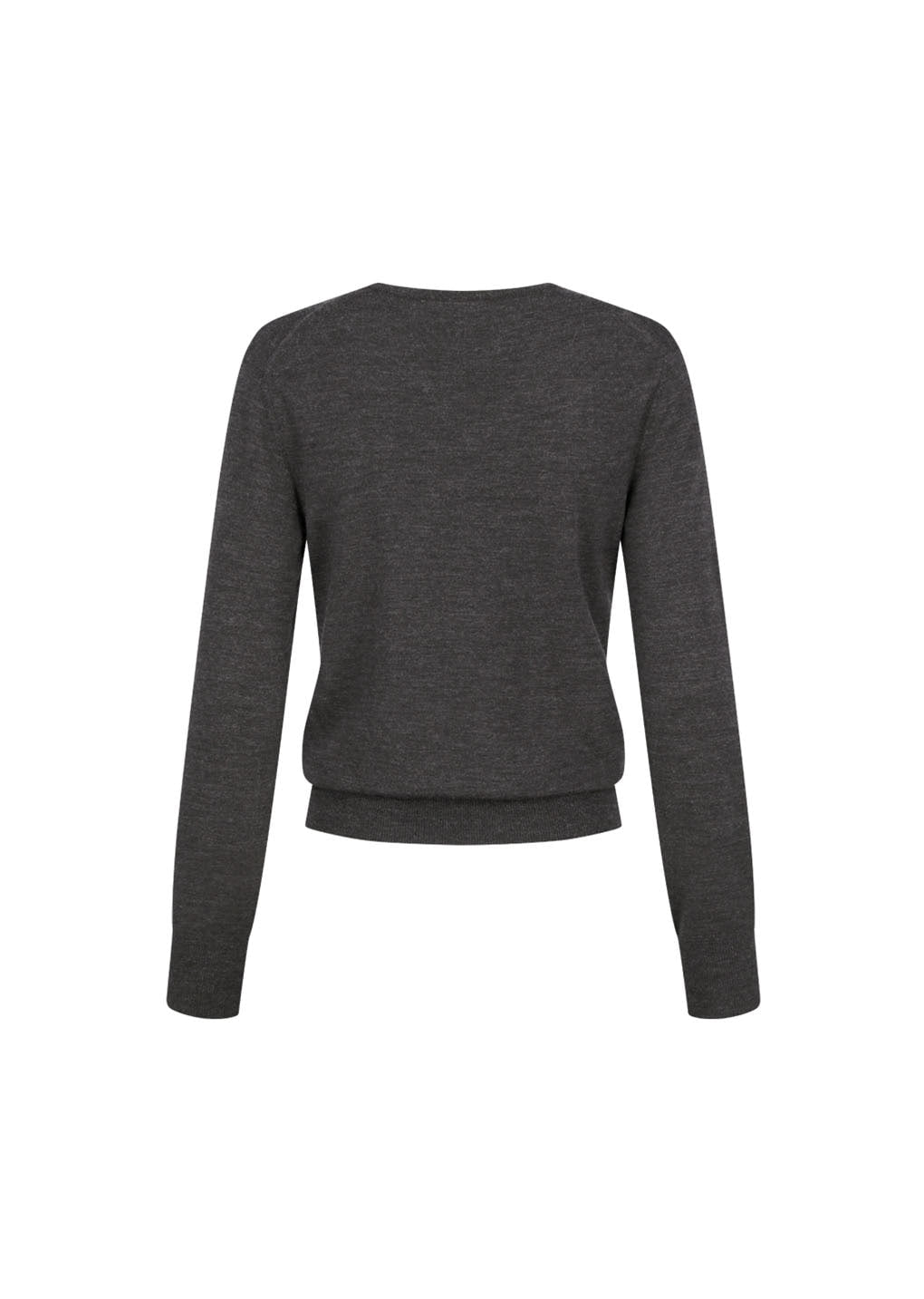 Amomento - Wool V-neck Knit (Charcoal) product image 3 | TRAB K-Fashion Australia