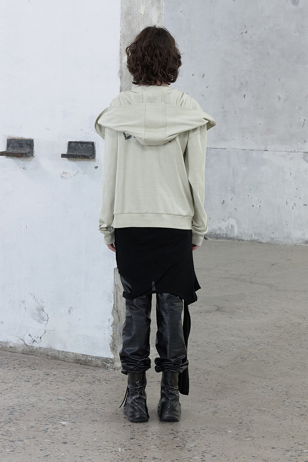 Deinet - Big Hooded Sweat Pullover (Oatmeal) product image 3 | TRAB K-Fashion Australia