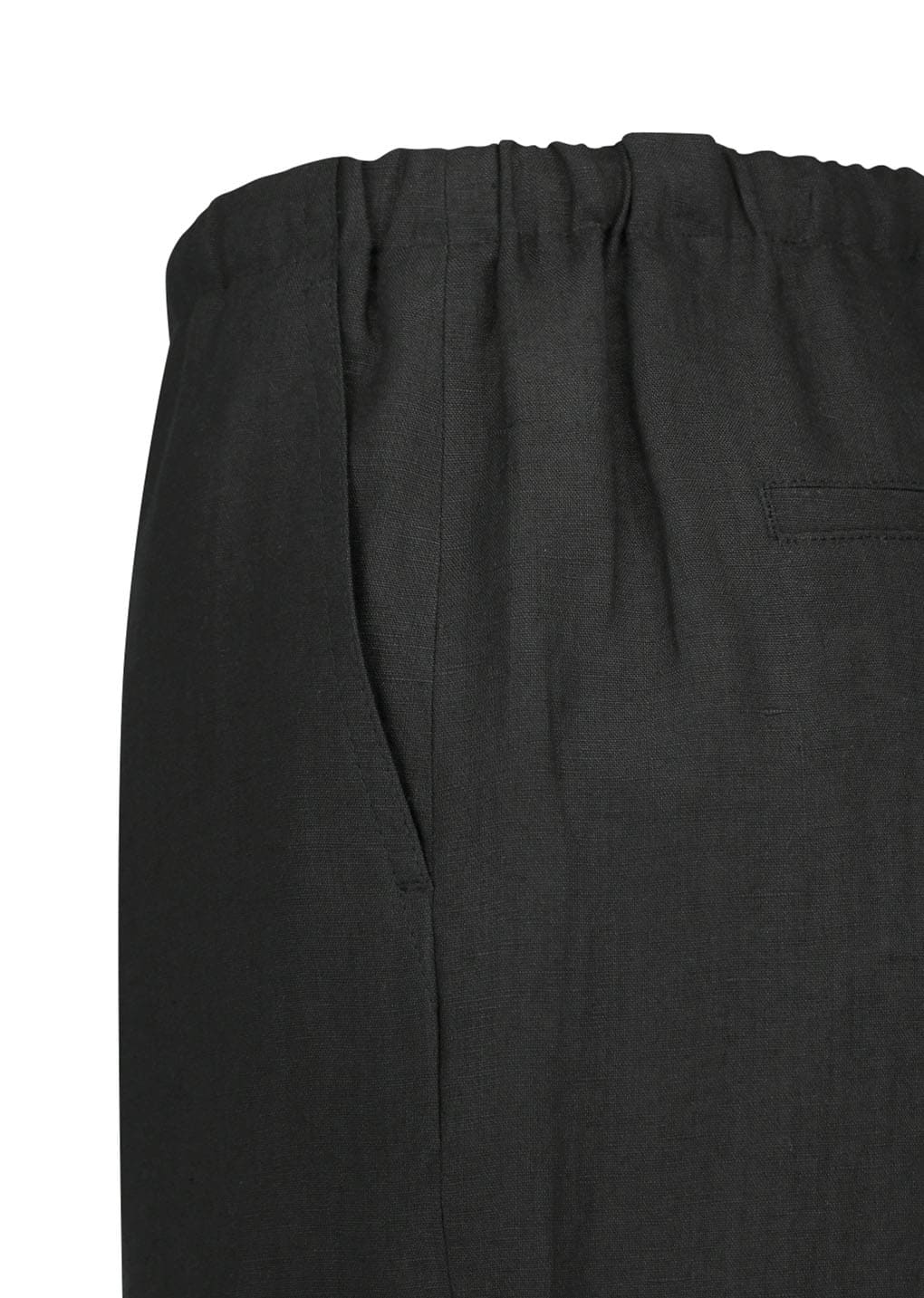 Amomento - Linen Banding Pants (Black) product image 8 | TRAB K-Fashion Australia