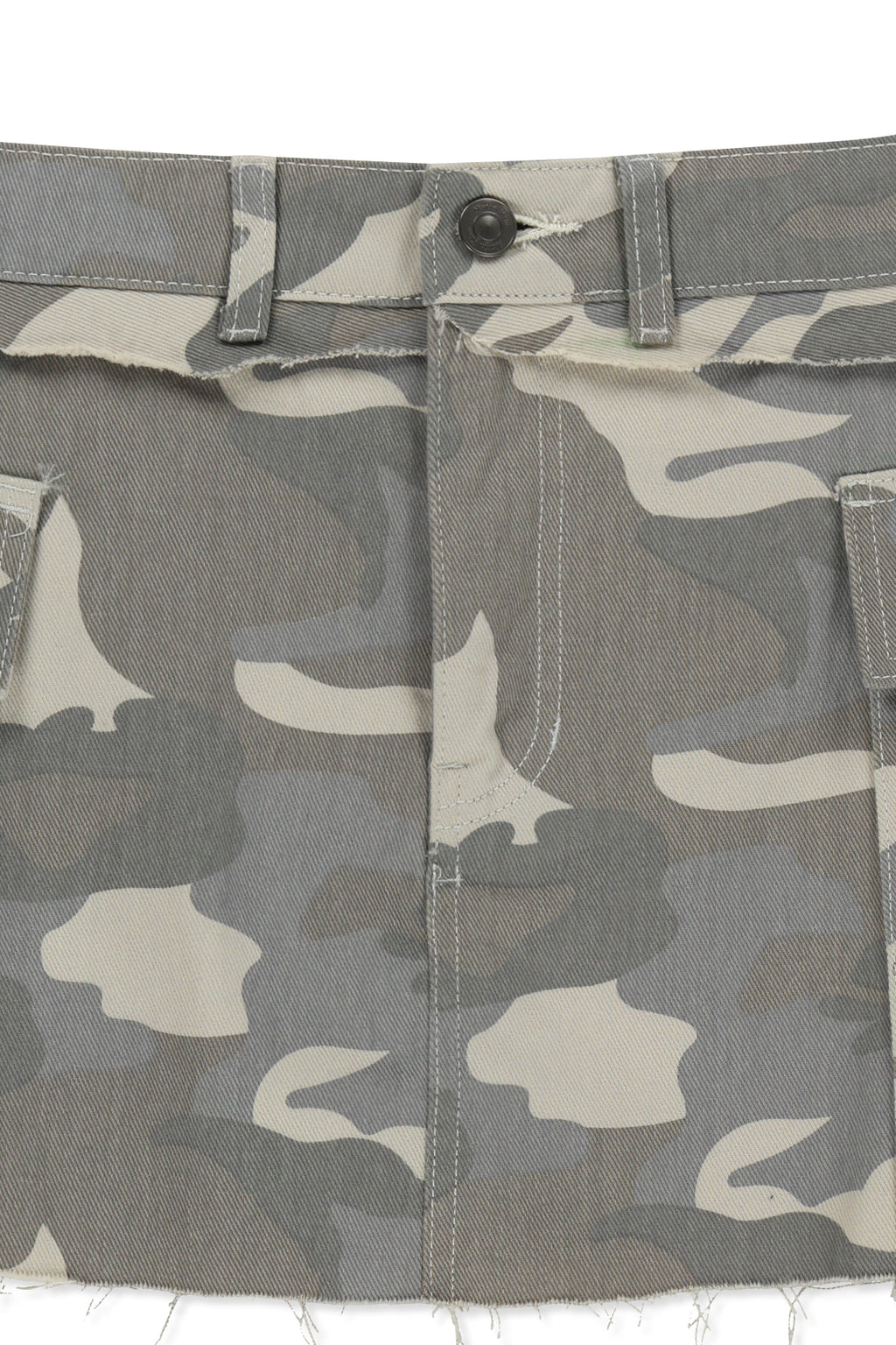 Matin Kim - Cargo Mini Denim Skort (Beige) product image 4 | TRAB K-Fashion Australia