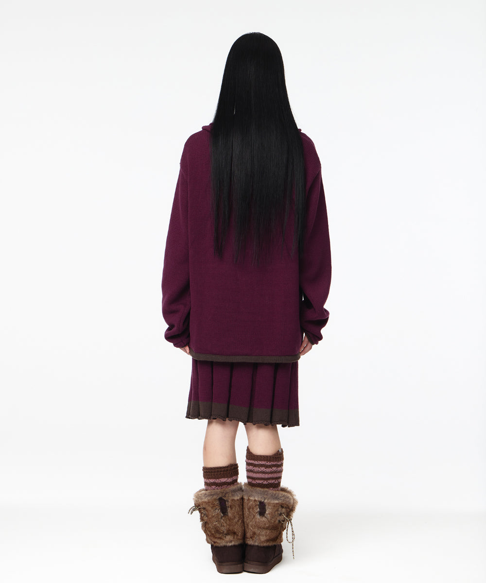 Coyseio - Striped Mori Knee Socks (Brown) product image 9 | TRAB K-Fashion Australia
