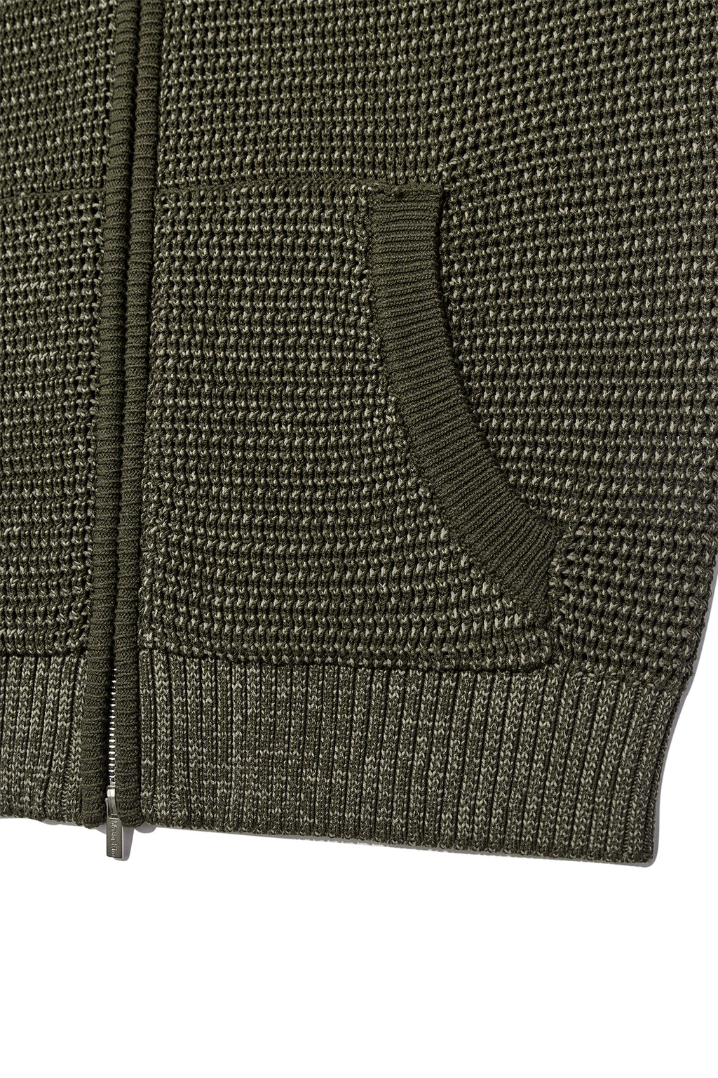 Matin Kim - Two Tone Mesh Knit Vest (Khaki) product image 4 | TRAB K-Fashion Australia