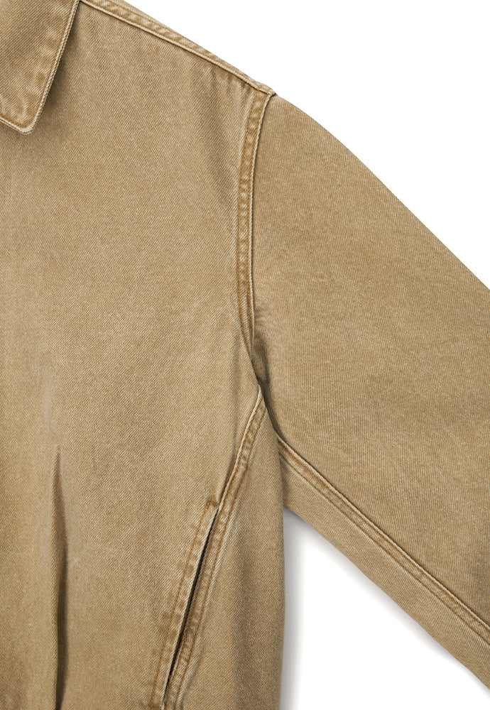 Tonywack - Constructed Pleats Denim Jacket (Faded Beige) product image 9 | TRAB K-Fashion Australia