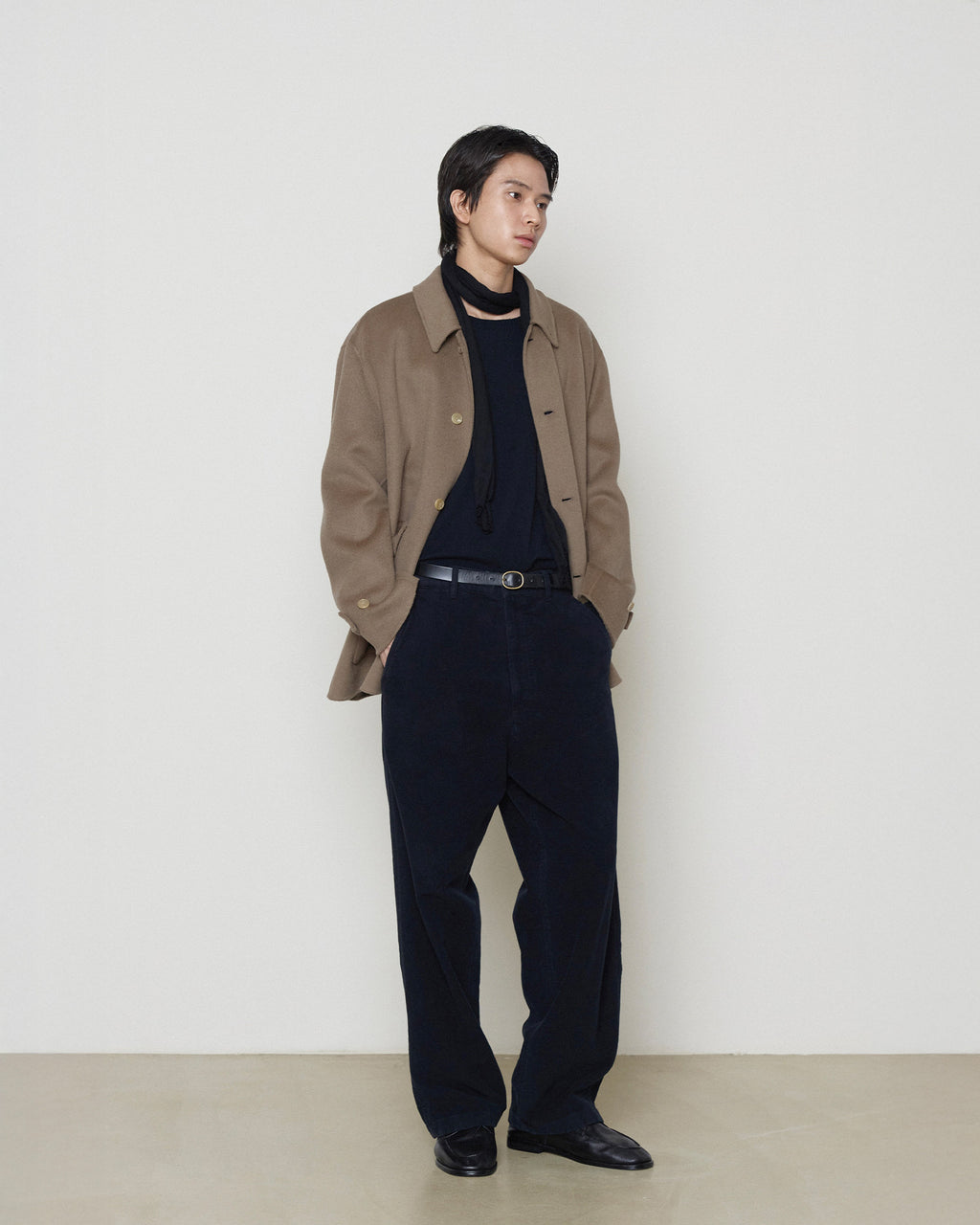 Brownyard - Handmade Half Coat (Dark Beige) product image 2 | TRAB K-Fashion Australia