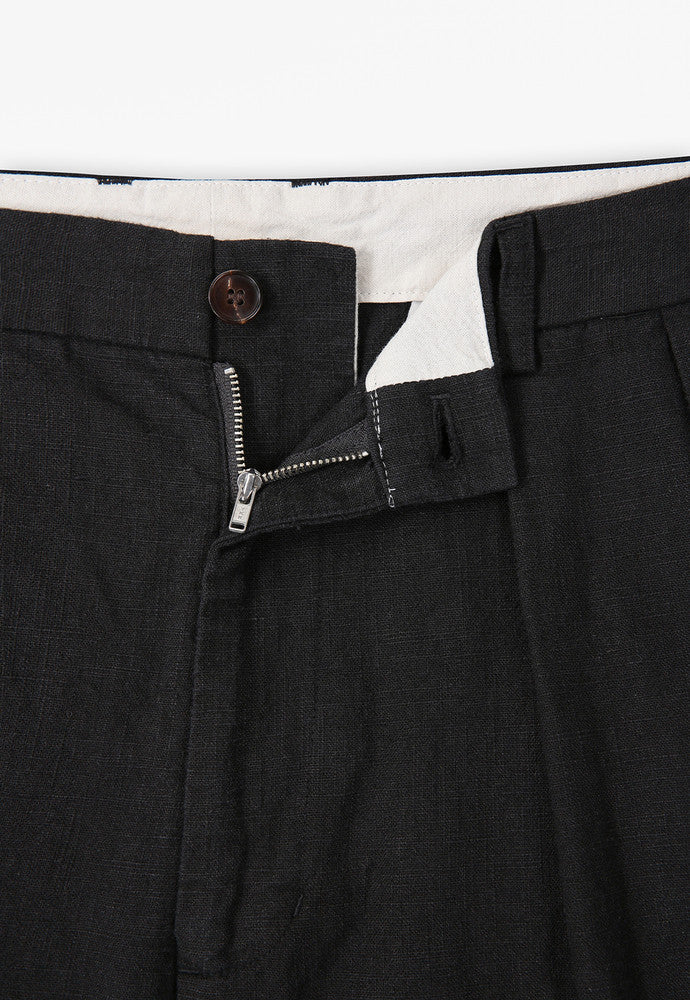 Art if acts - Washed Linen Bermuda Shorts (Black) product image 9 | TRAB K-Fashion Australia