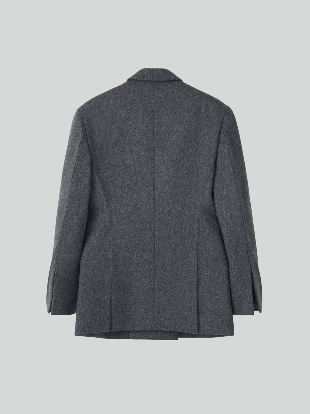 Recto - Double Breasted Tailored Wool Jacket (Charcoal Grey) product image 11 | TRAB K-Fashion Australia