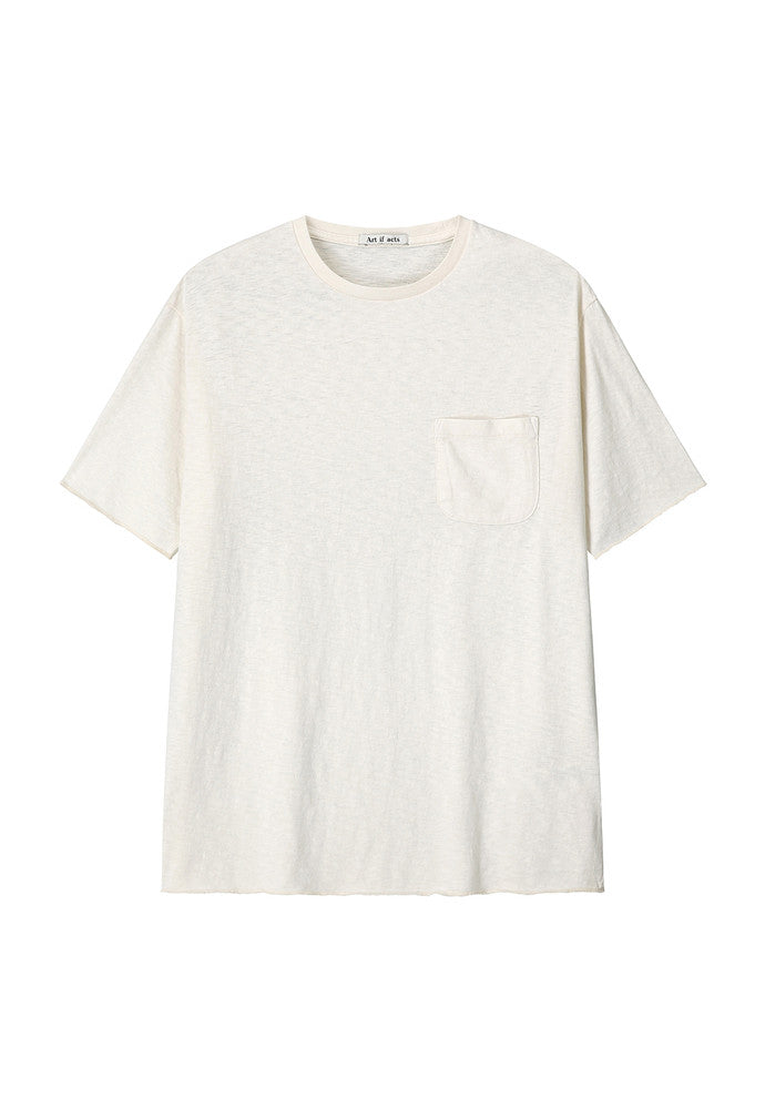 Art if acts - Cut Off T-Shirt (Cream) product image 6 | TRAB K-Fashion Australia