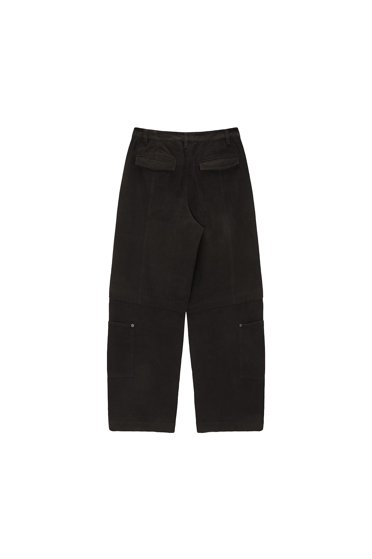 Matin Kim - Patch Pocket Washed Cargo Pants (Dark Khaki) product image 2 | TRAB K-Fashion Australia