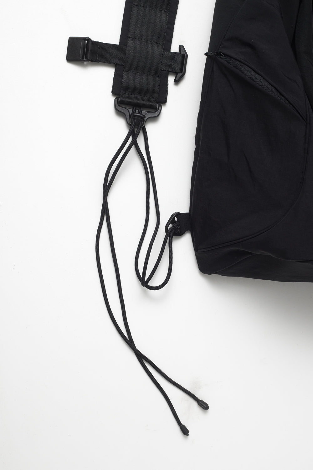 Hatchingroom - String Backpack Nylon (Black) product image 4 | TRAB K-Fashion Australia