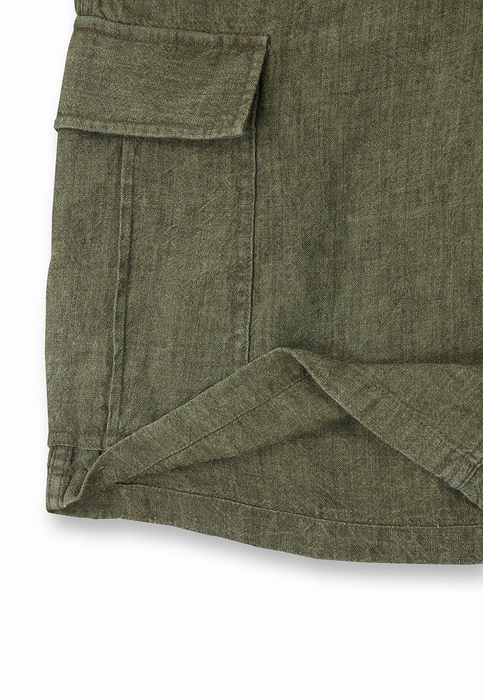 Art if acts - Linen M-51 Shorts (Khaki) product image 14 | TRAB K-Fashion Australia