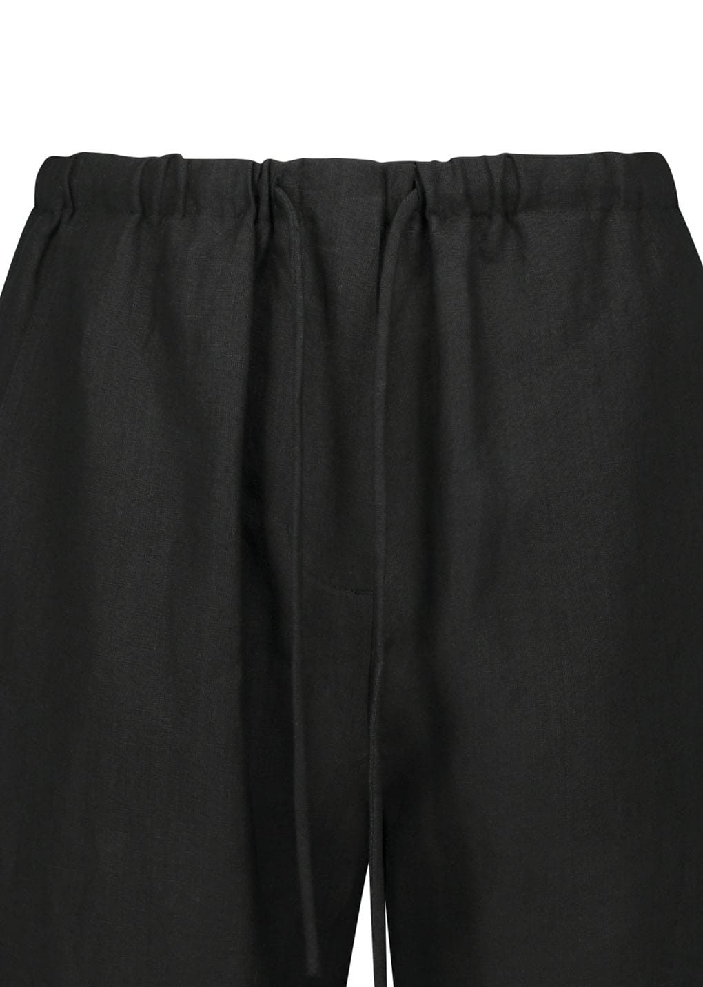 Amomento - Linen Banding Pants (Black) product image 7 | TRAB K-Fashion Australia