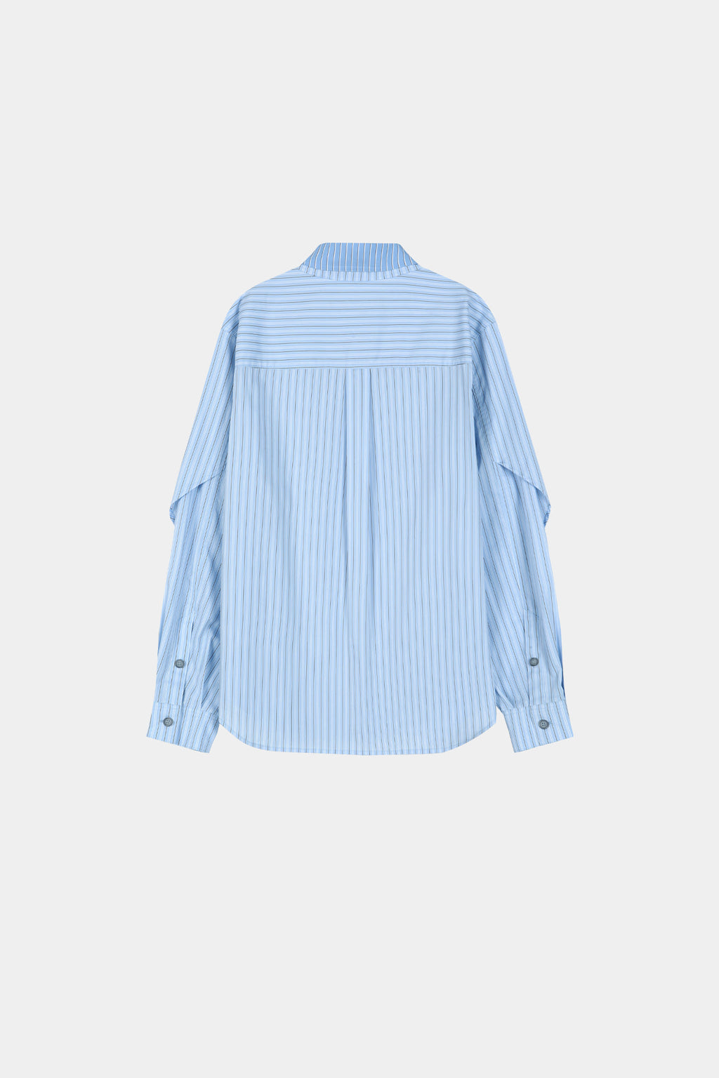 Andersson Bell - Double Layered Stripe Shirt (Blue) product image 10 | TRAB K-Fashion Australia