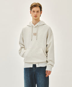 Marithe & Francois Girbaud - Small Classic Logo Hoodie (Oatmeal) product image 1 | TRAB K-Fashion Australia