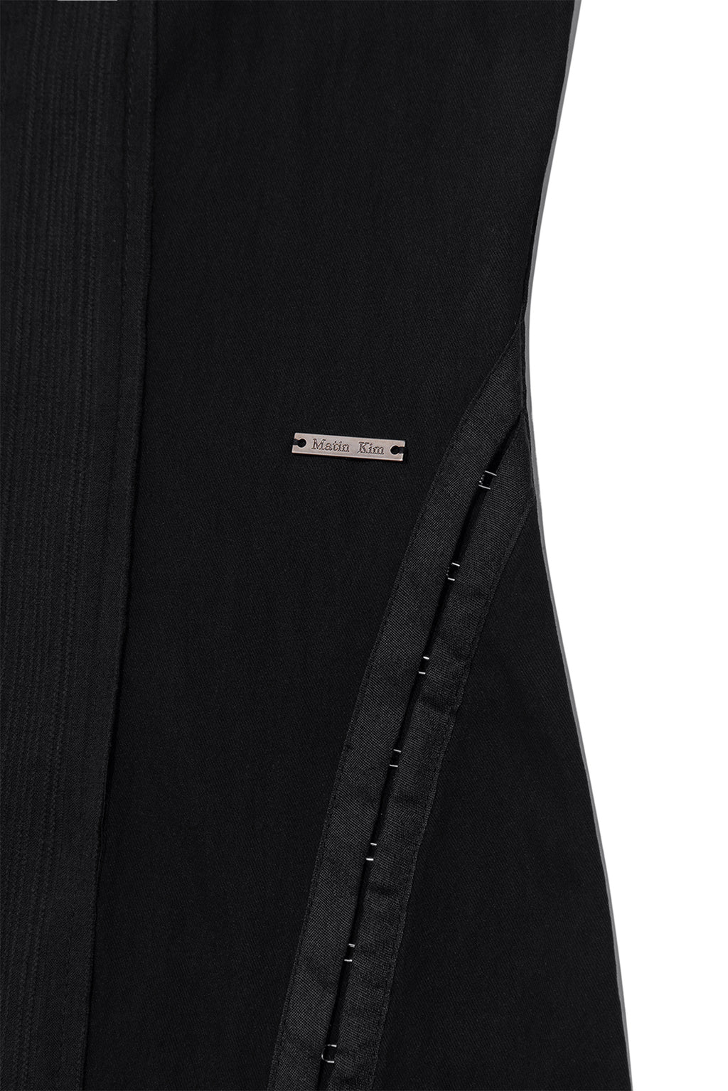 Matin Kim - Hook And Eye Layered Long Dress (Black) product image 4 | TRAB K-Fashion Australia