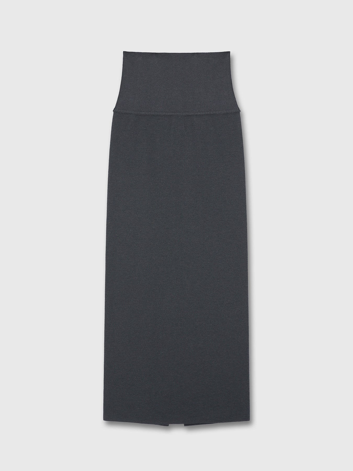 Tonywack - Mercerized Wool Knit Maxi Skirt (Dark Grey) product image 9 | TRAB K-Fashion Australia