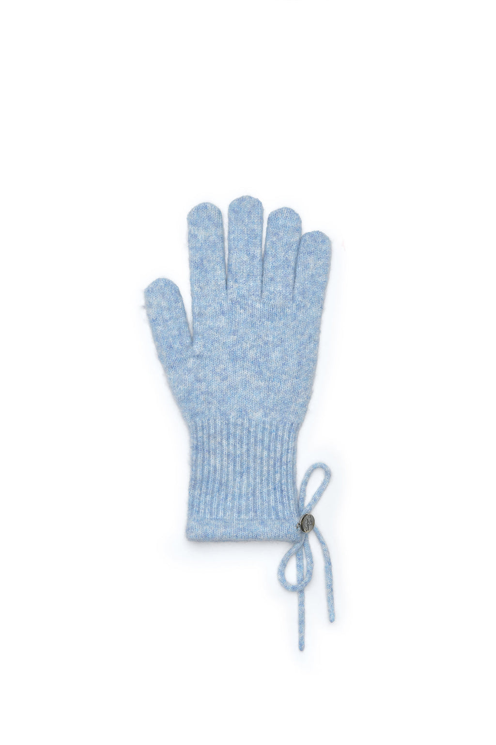 Matin Kim - Ribbon Finger Hole Gloves (Light Blue) product image 2 | TRAB K-Fashion Australia