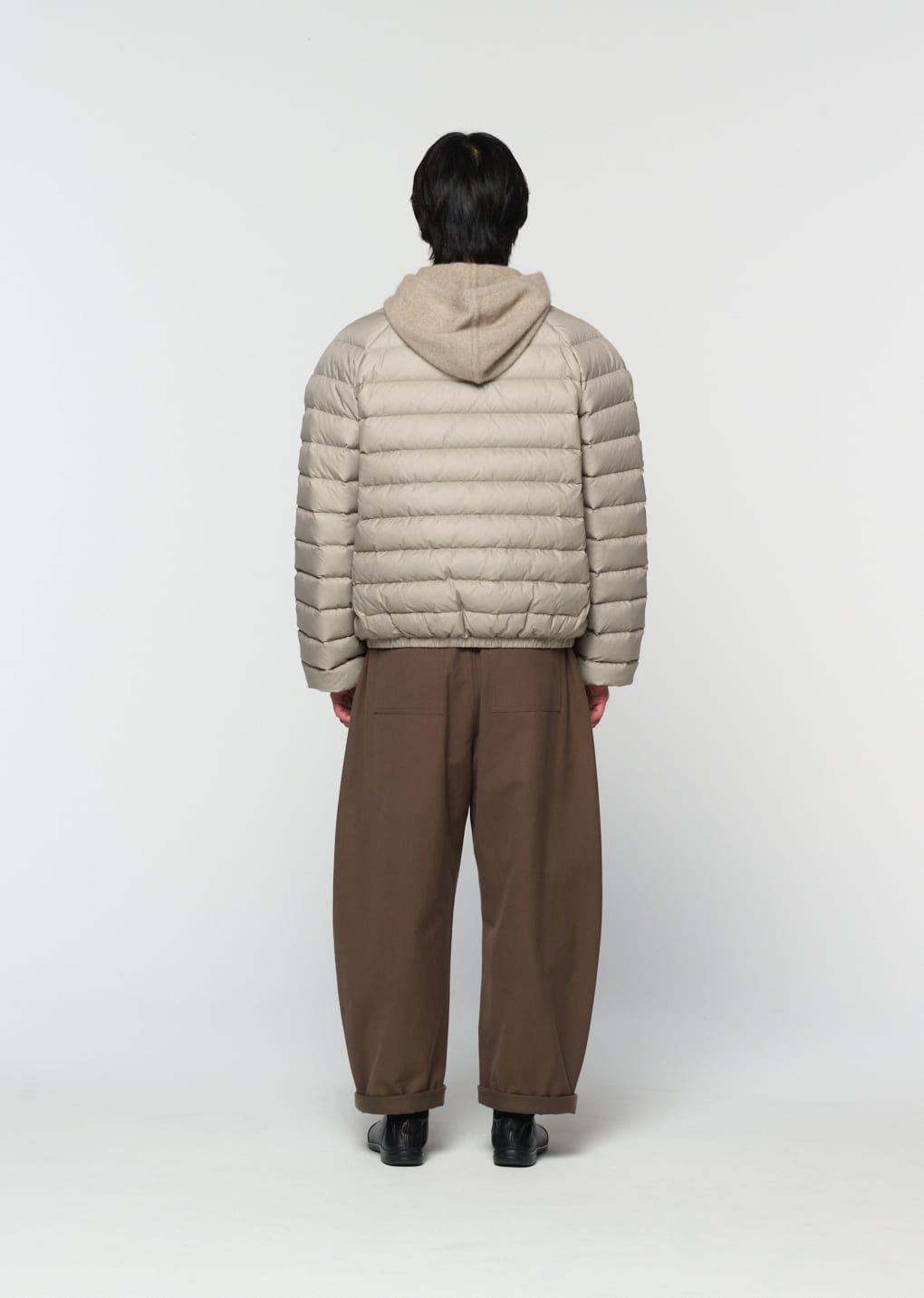 Amomento - cotton banding pants (Brown) product image 4 | TRAB K-Fashion Australia
