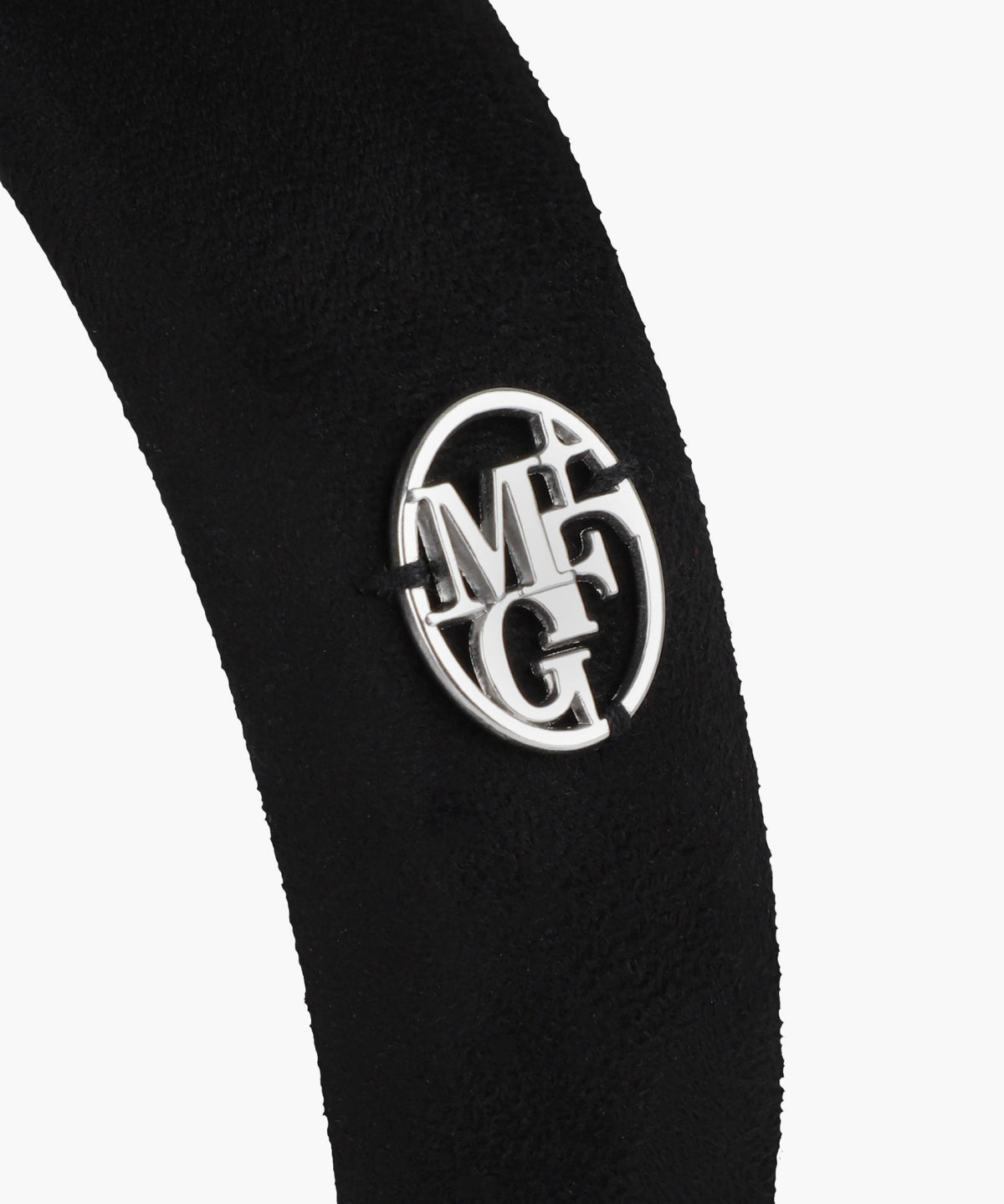 Marithe & Francois Girbaud - Circle Logo Suede Hairband (Black) product image 2 | TRAB K-Fashion Australia