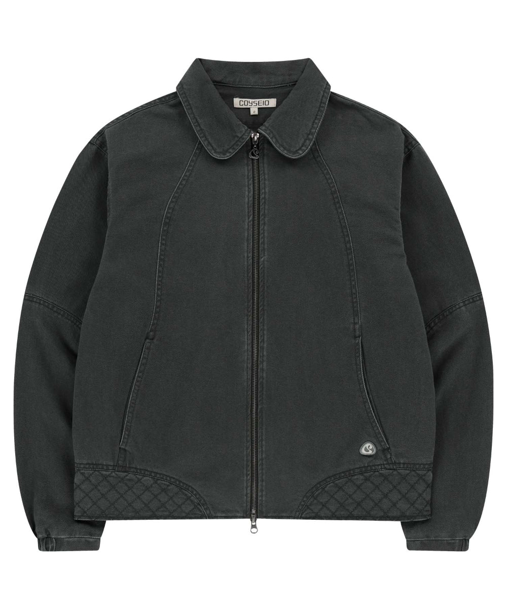 Coyseio - Round Collar Stitch Jacket (Blue Grey) product image 11 | TRAB K-Fashion Australia