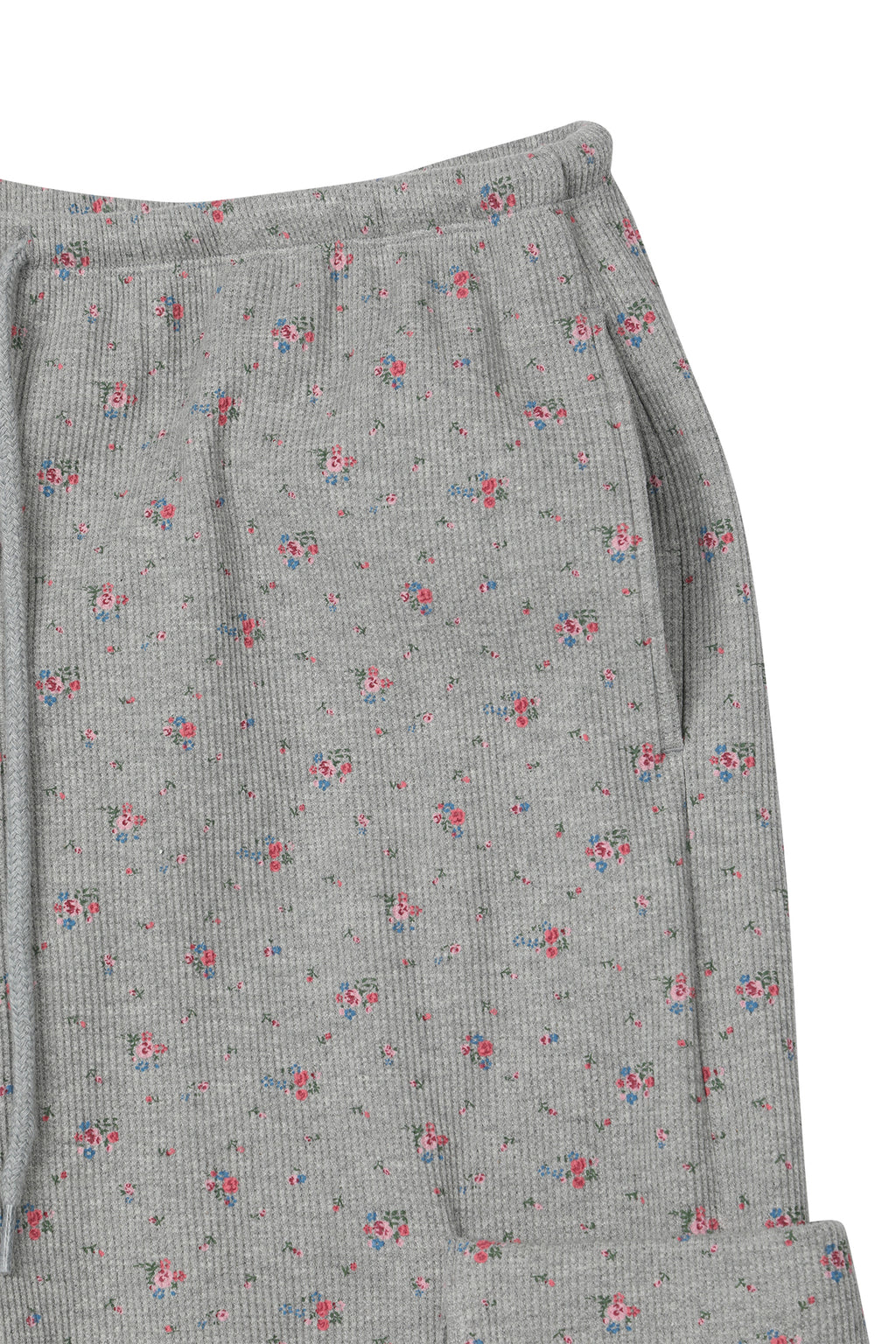 Deinet - Soft Waffle Flower Jersey Cargo Bermuda Pants (Melange Grey) product image 13 | TRAB K-Fashion Australia