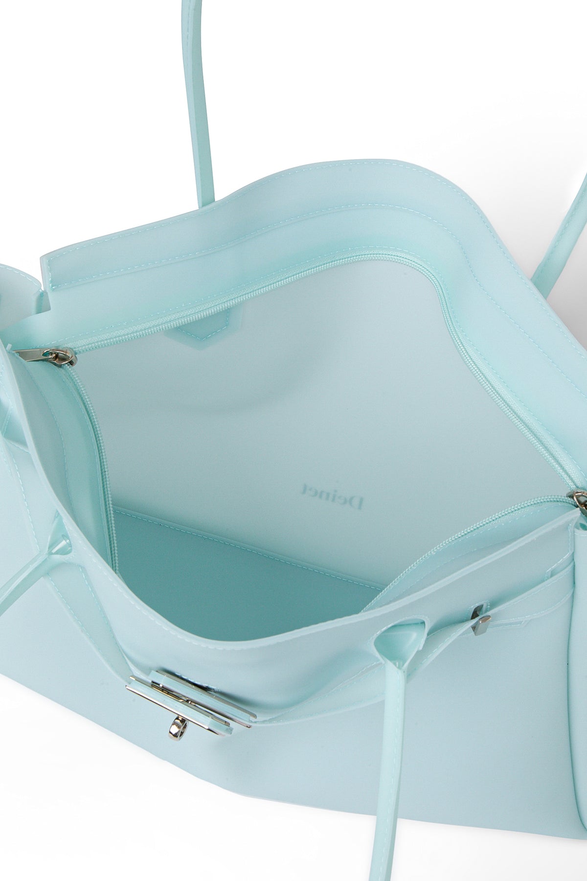 Deinet - [free Card Wallet] Jelly Two-Way Big Bag (Ice Blue) product image 10 | TRAB K-Fashion Australia