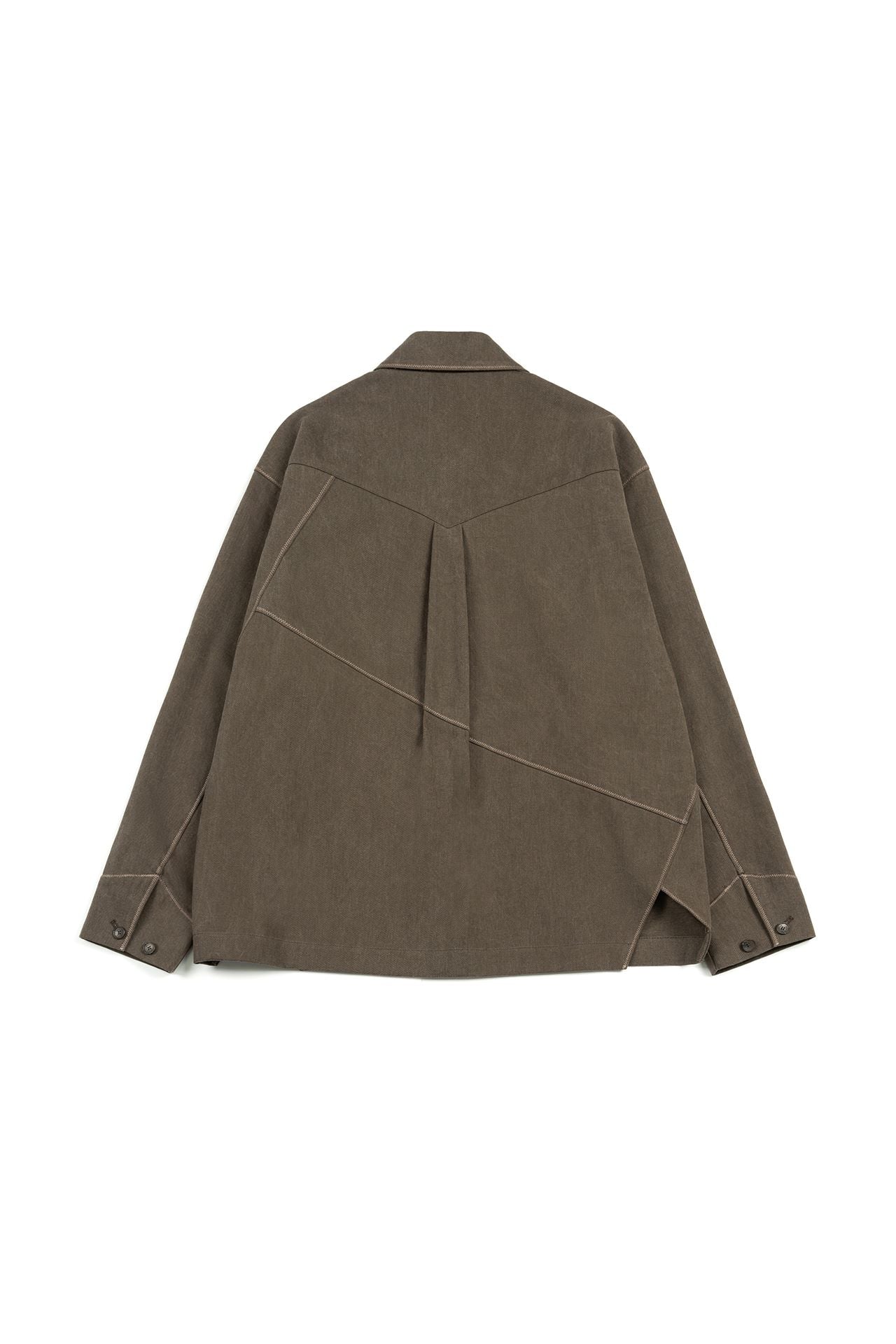 Ioedle - Diagonal Landscape Shirt (Brown) product image 3 | TRAB K-Fashion Australia