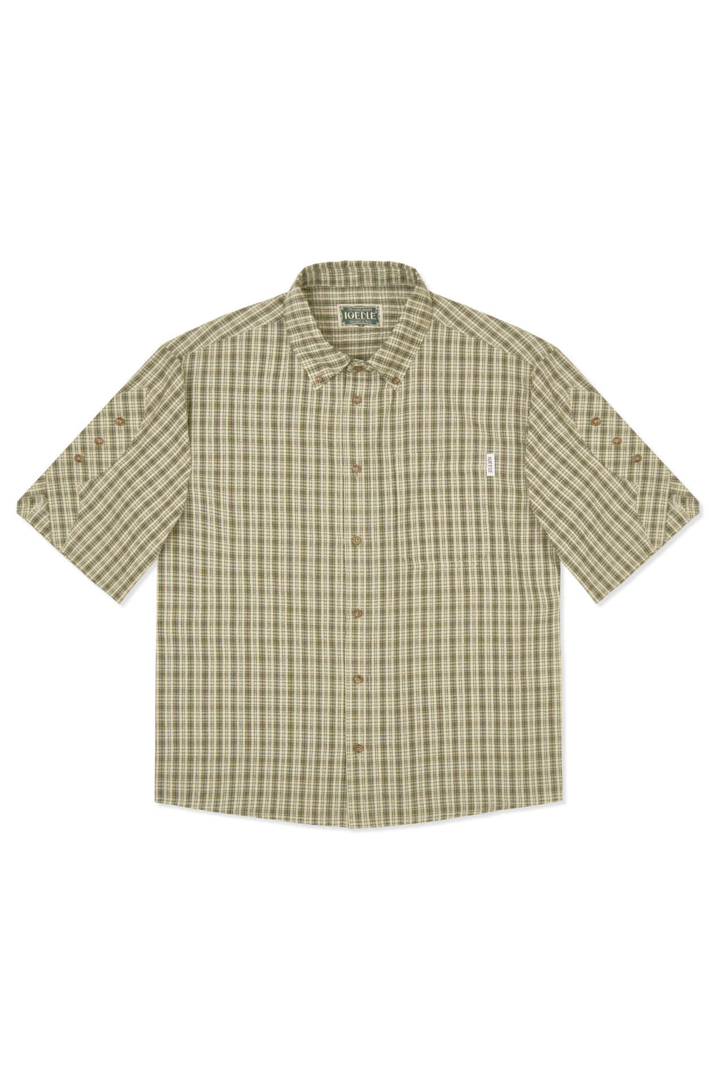 Ioedle - Rocket Slit Short Sleeve Shirt (Green) product image 3 | TRAB K-Fashion Australia