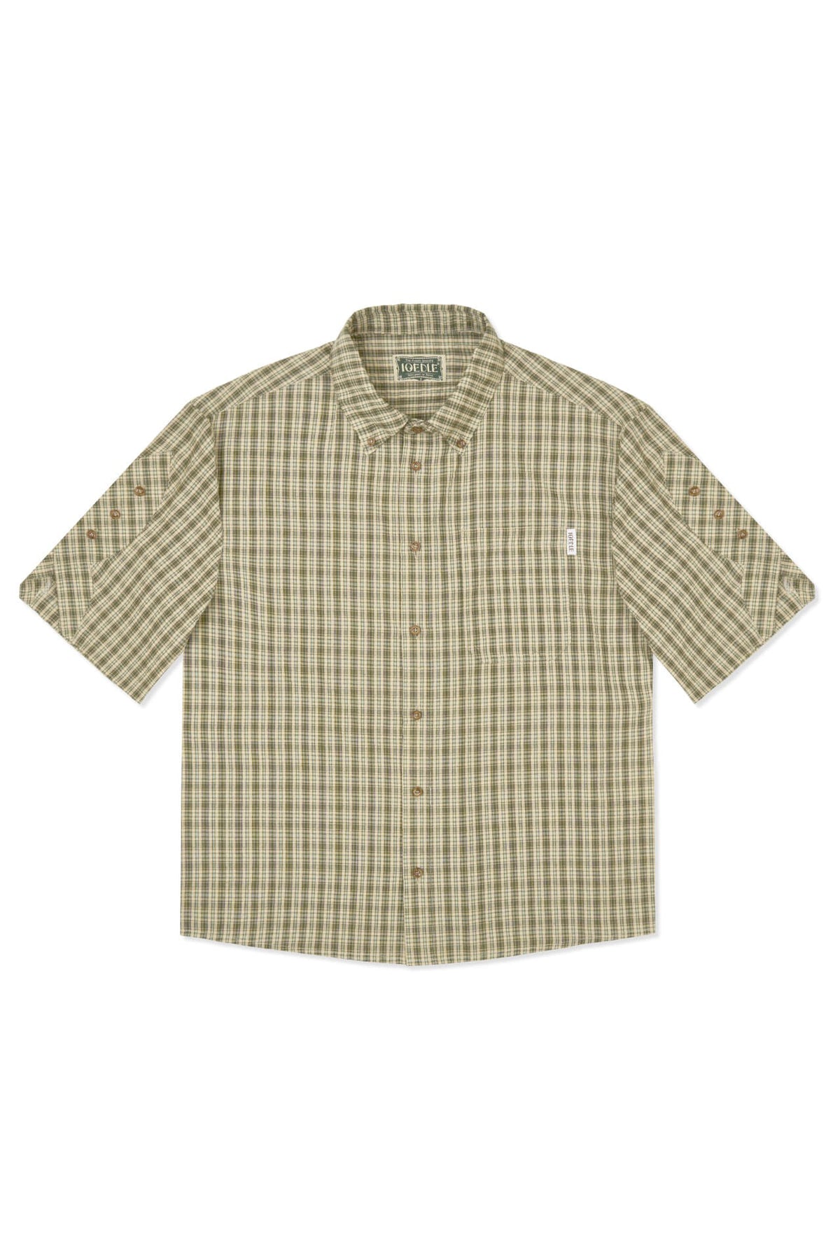 Ioedle - Rocket Slit Short Sleeve Shirt (Green) product image 3 | TRAB K-Fashion Australia