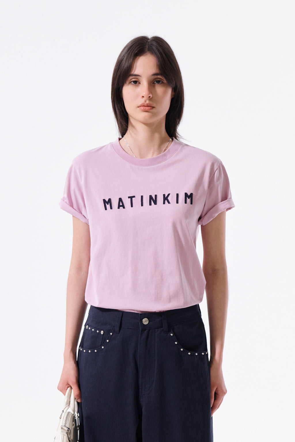 Matin Kim - Applique Felt Logo Top (Pink) product image 10 | TRAB K-Fashion Australia