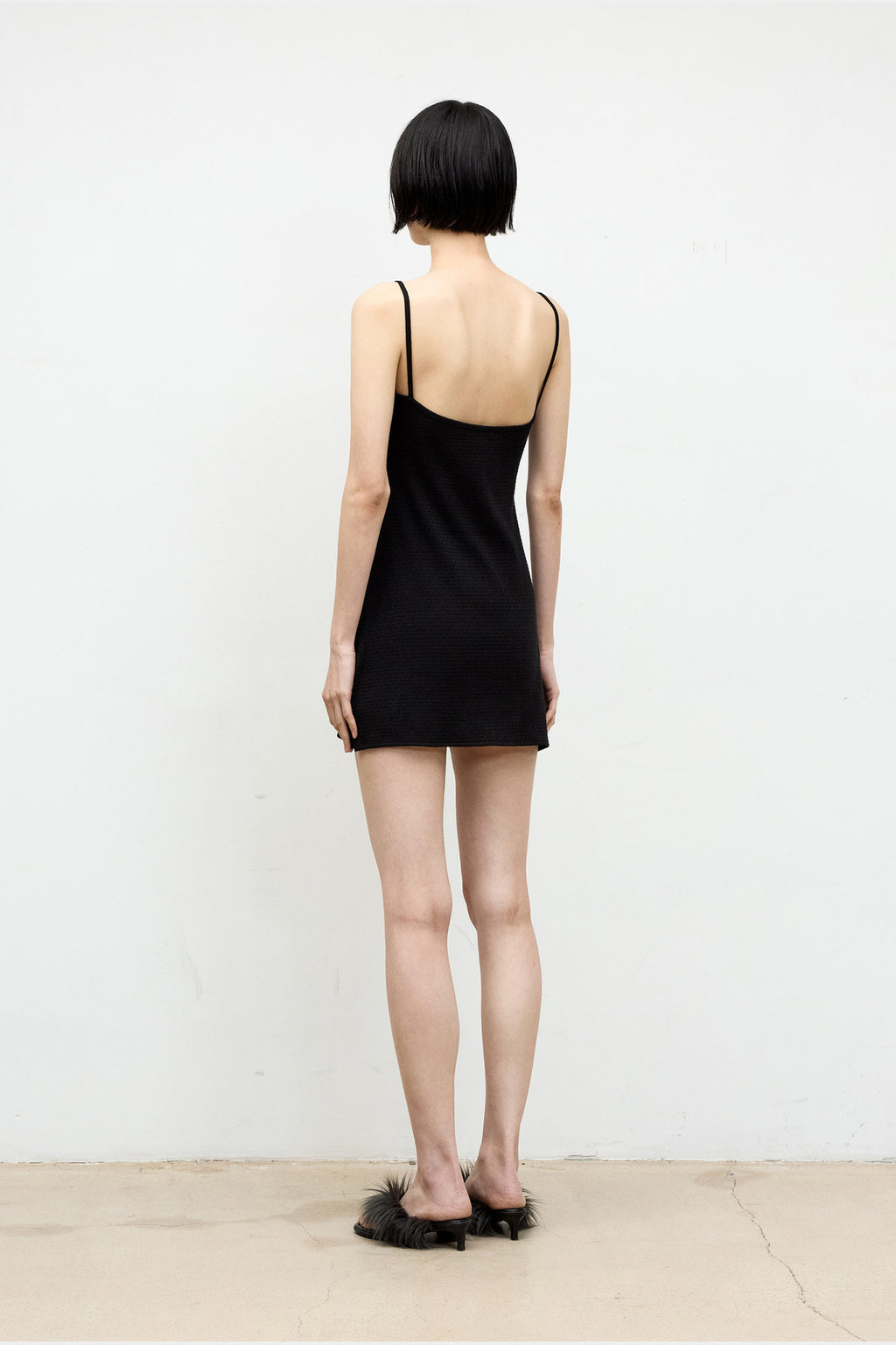 Coor - Textured Mini Dress (Black) product image 4 | TRAB K-Fashion Australia