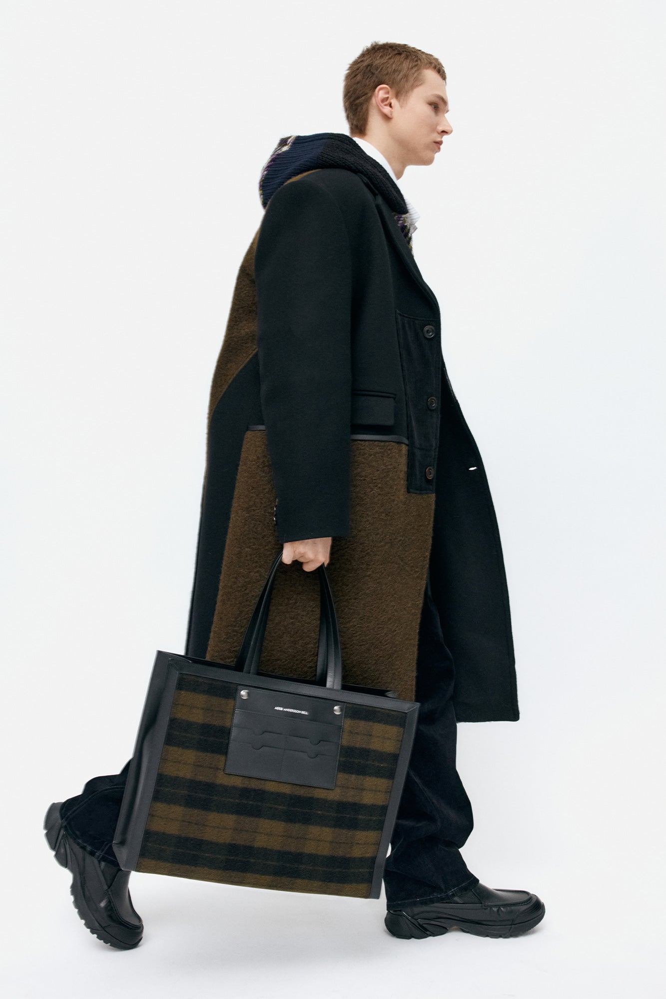 Andersson Bell - Patchwork Wool Coat (Multi) product image 2 | TRAB K-Fashion Australia