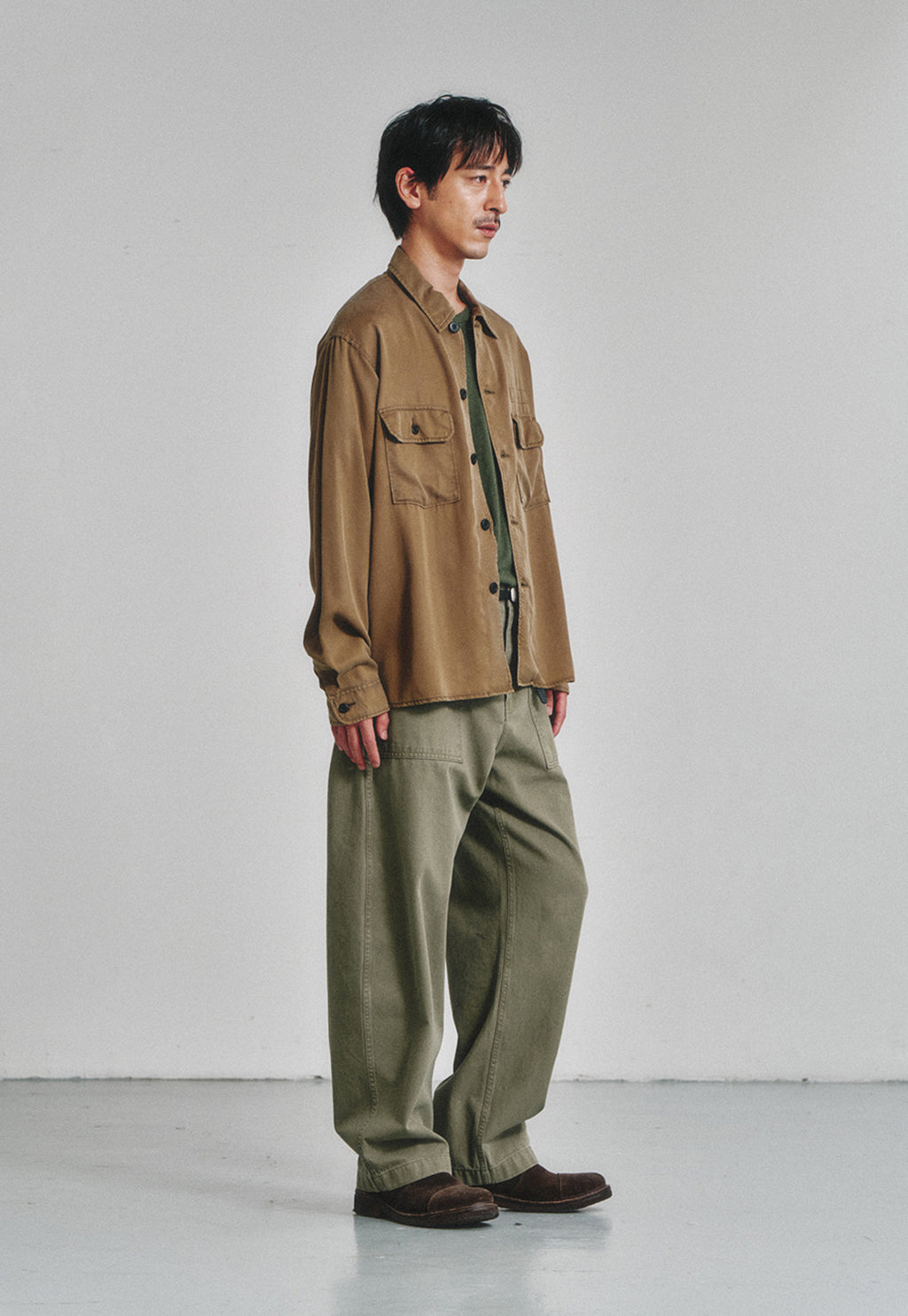 Art if acts - Tencel US Army Shirt (Olive) product image 3 | TRAB K-Fashion Australia