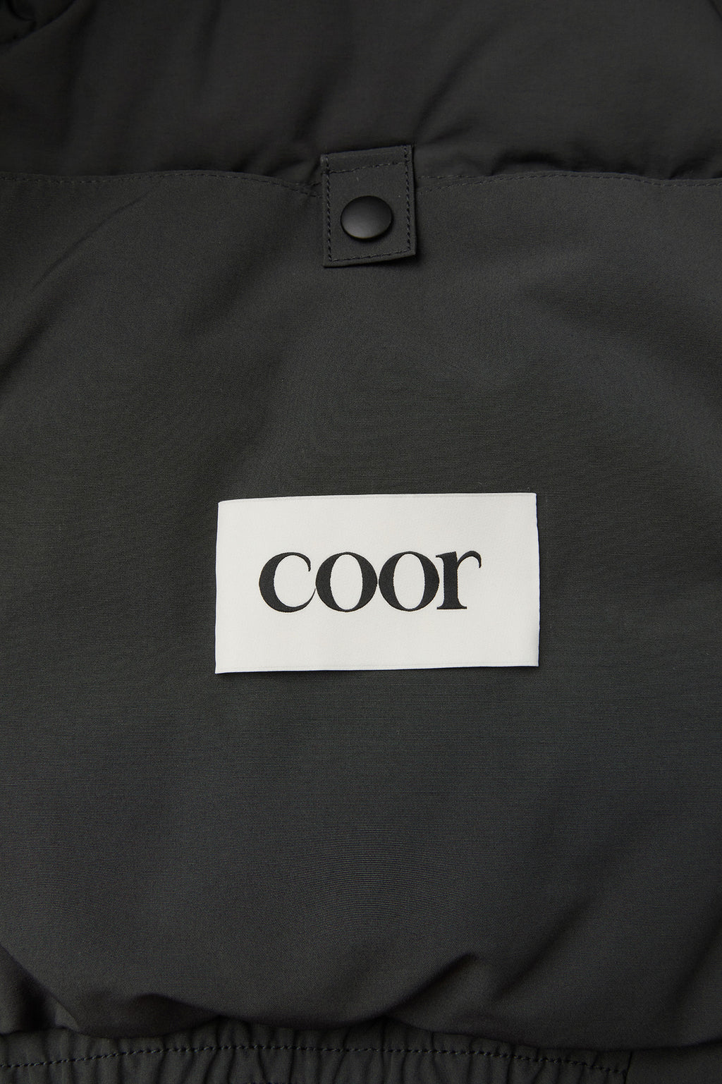 Coor - Button Duck Down Flight Bomber (Charcoal) product image 9 | TRAB K-Fashion Australia