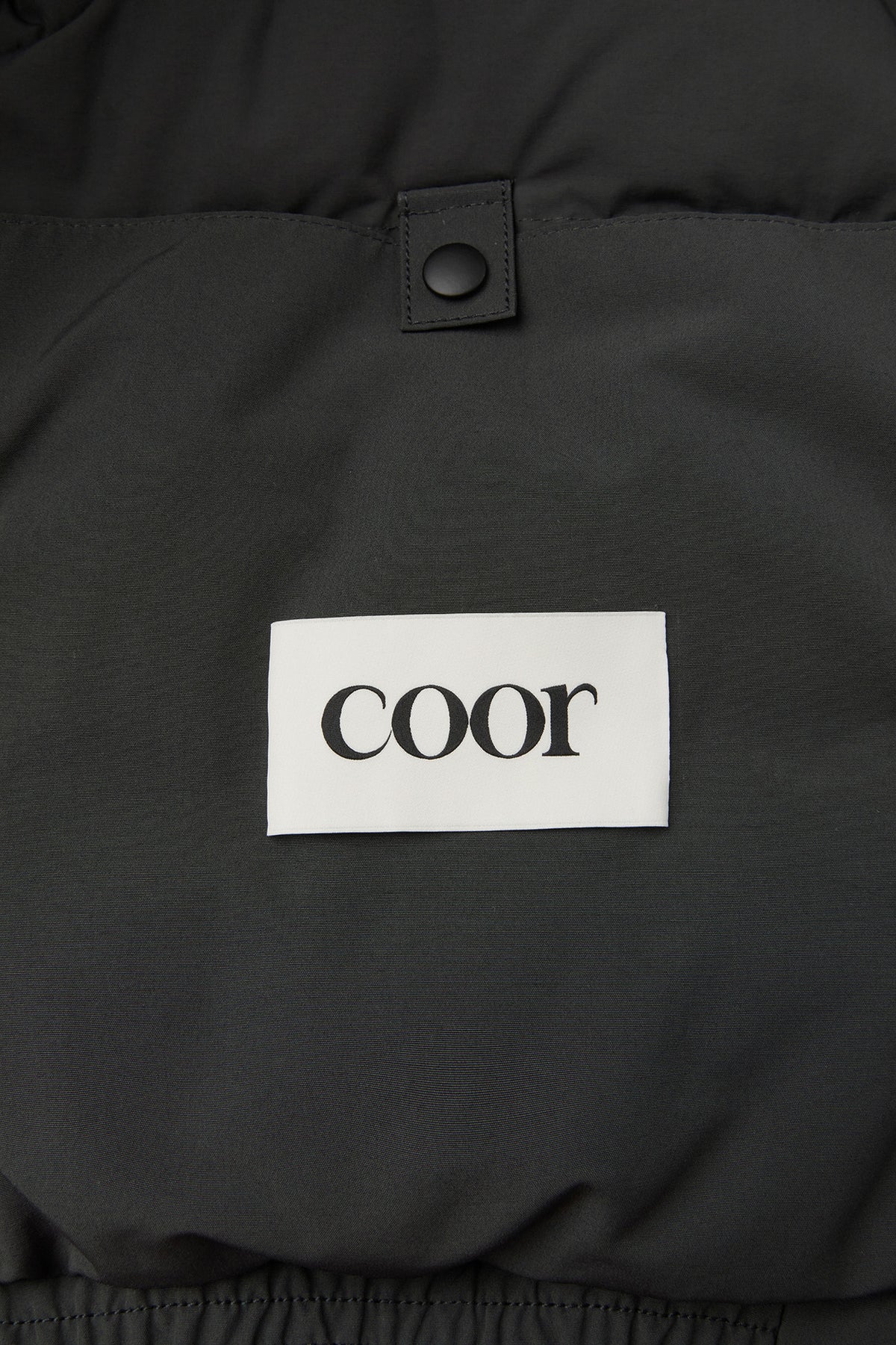 Coor - Button Duck Down Flight Bomber (Charcoal) product image 9 | TRAB K-Fashion Australia