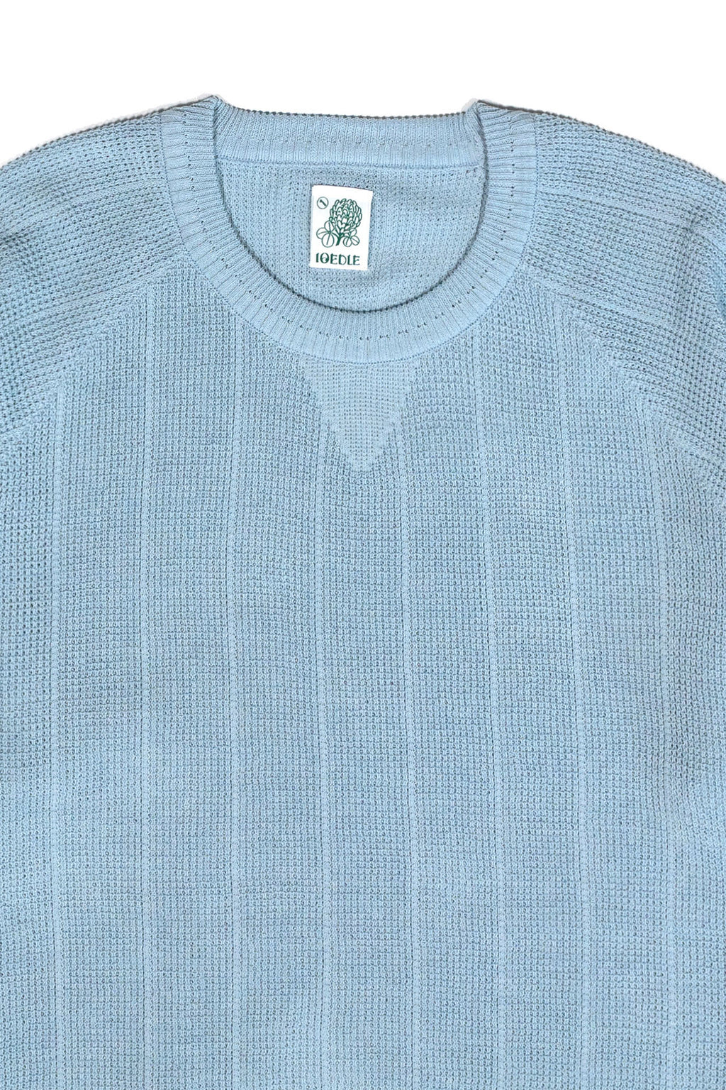 Ioedle - Sky Blue Waffle Raglan Short-Sleeve Knit (OC) product image 4 | TRAB K-Fashion Australia