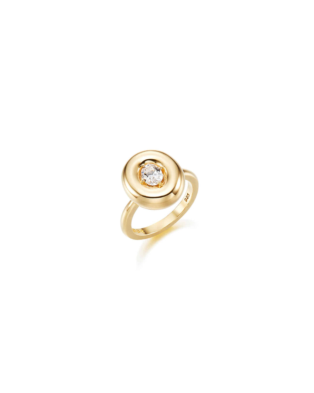 Numbering - Oval Solitaire Pinky Ring #3601 product image 6 | TRAB K-Fashion Australia