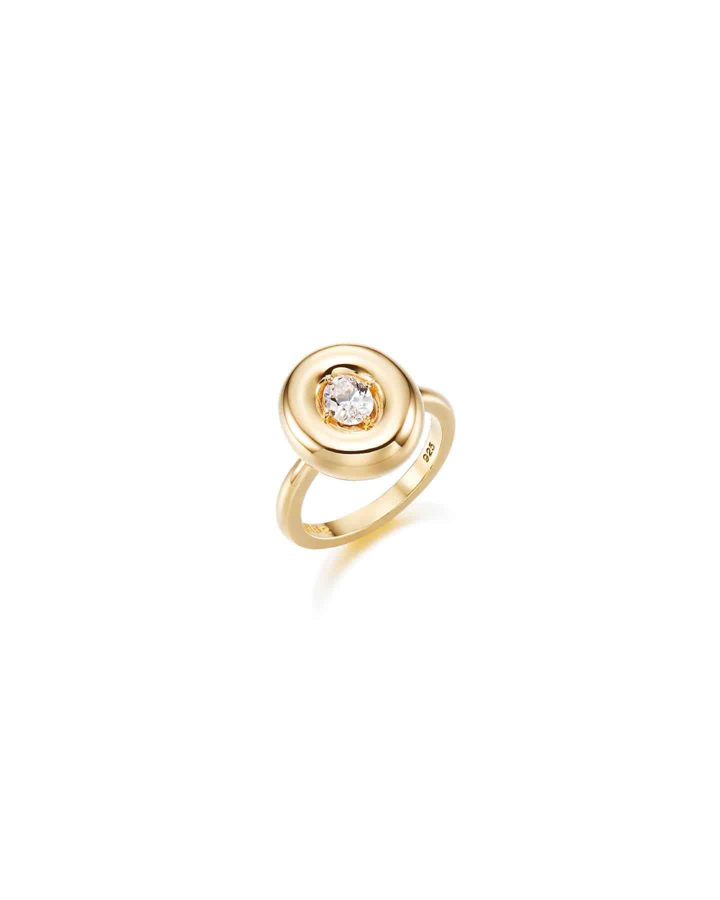 Numbering - Oval Solitaire Pinky Ring #3601 product image 6 | TRAB K-Fashion Australia
