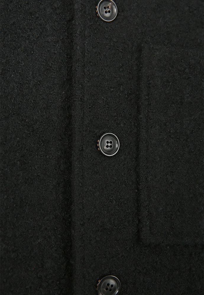 Tonywack - Brushed Wool Patch Pocket Blouson (Black) product image 11 | TRAB K-Fashion Australia