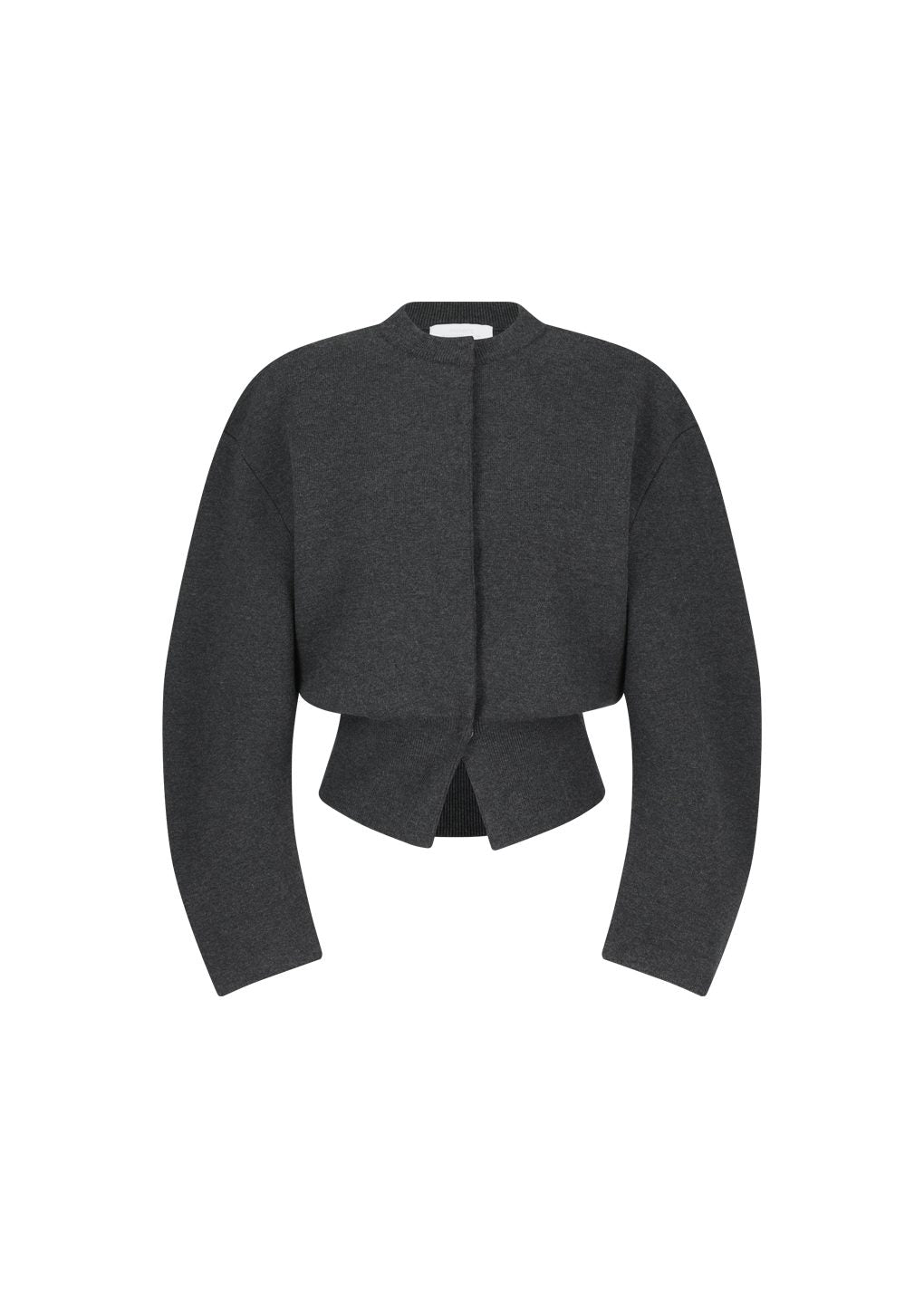 Amomento - Rounded sleeve cardigan (Charcoal) product image 7 | TRAB K-Fashion Australia