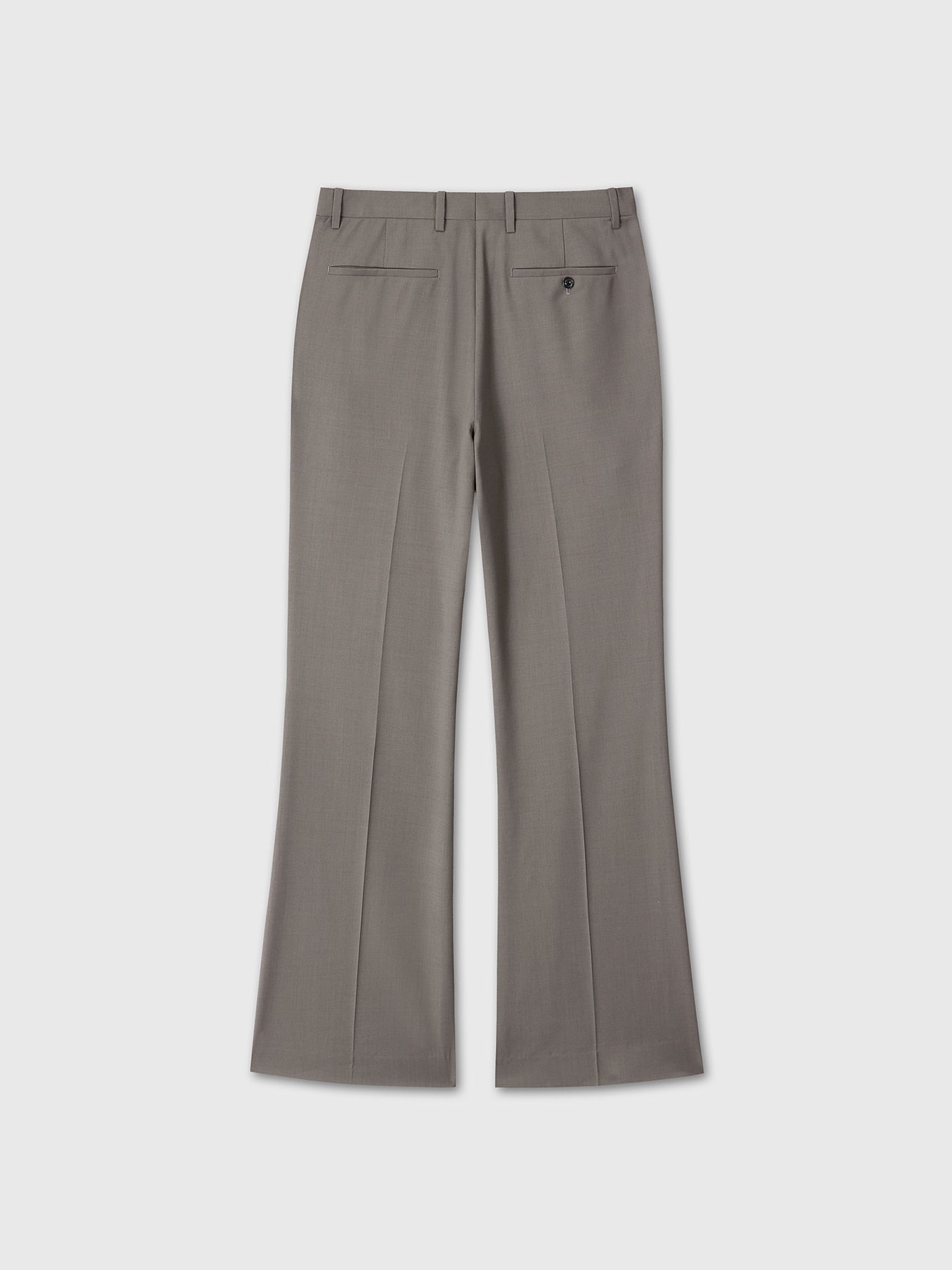Tonywack - Tropical Wool Flared Trousers (Taupe) product image 11 | TRAB K-Fashion Australia
